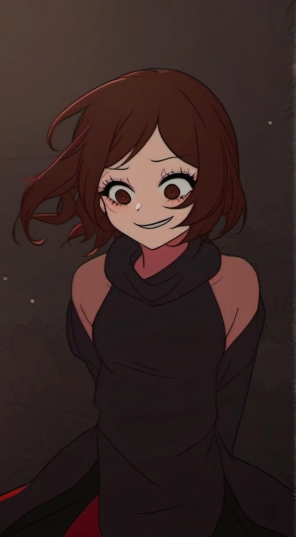 ai character: Villain uraraka background