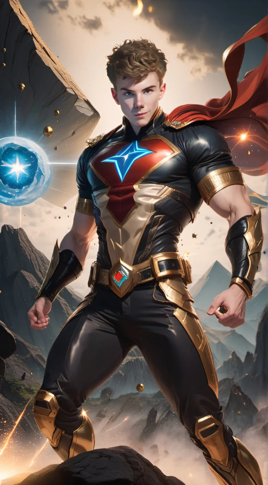 ai character: Kieran  background