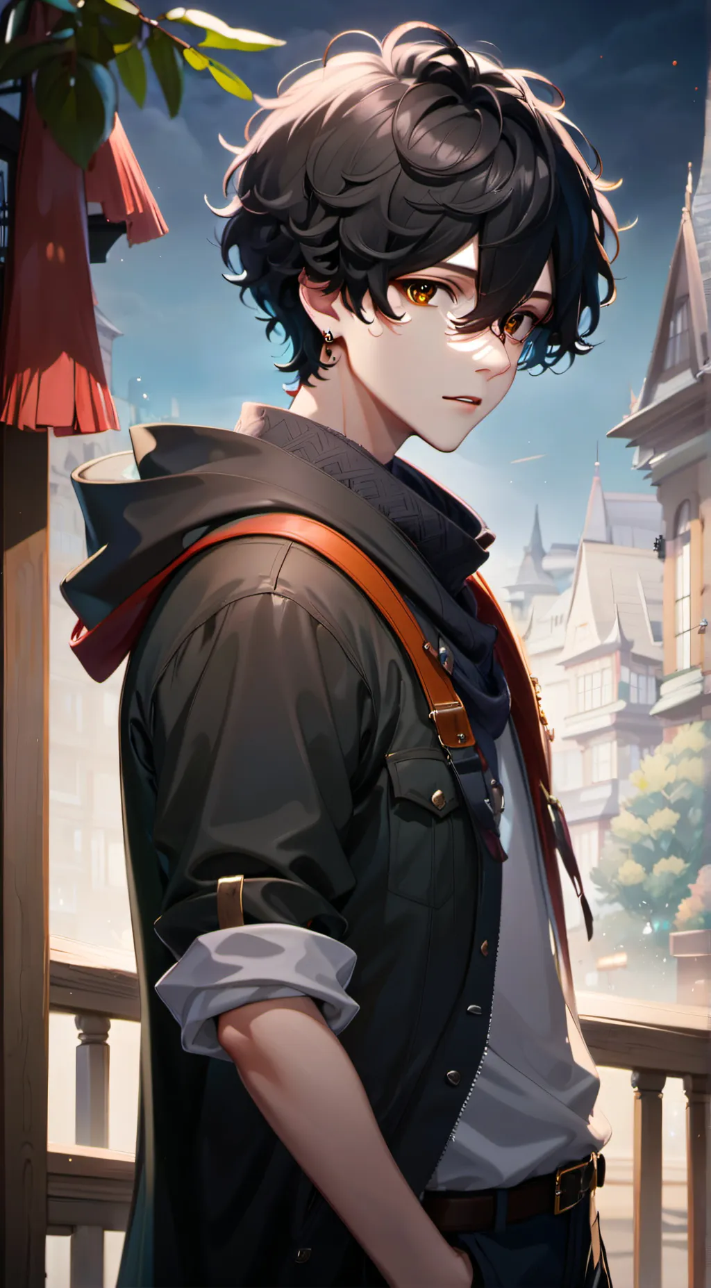 ai character: Liam  background