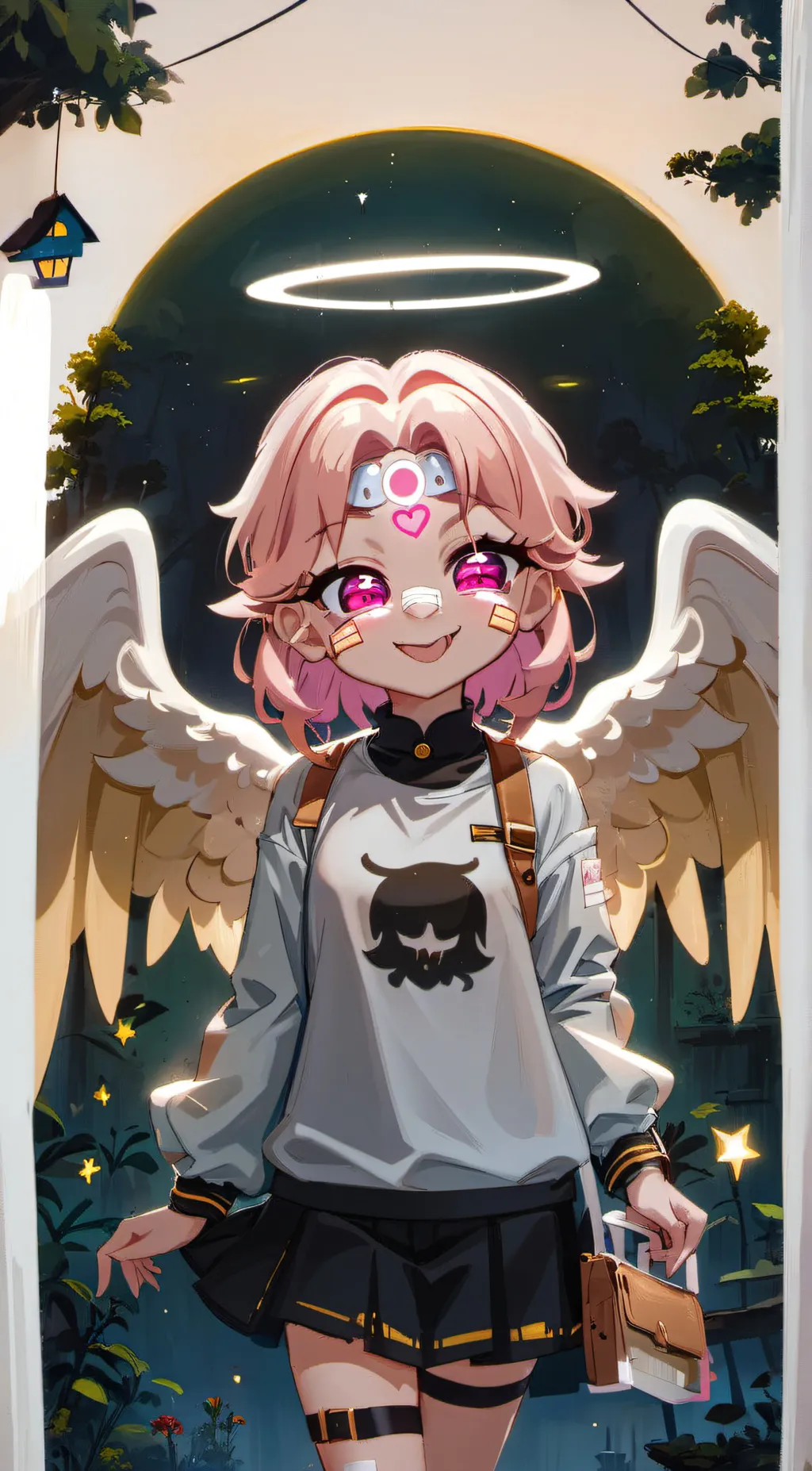 ai character: Sunnyxmisty  background