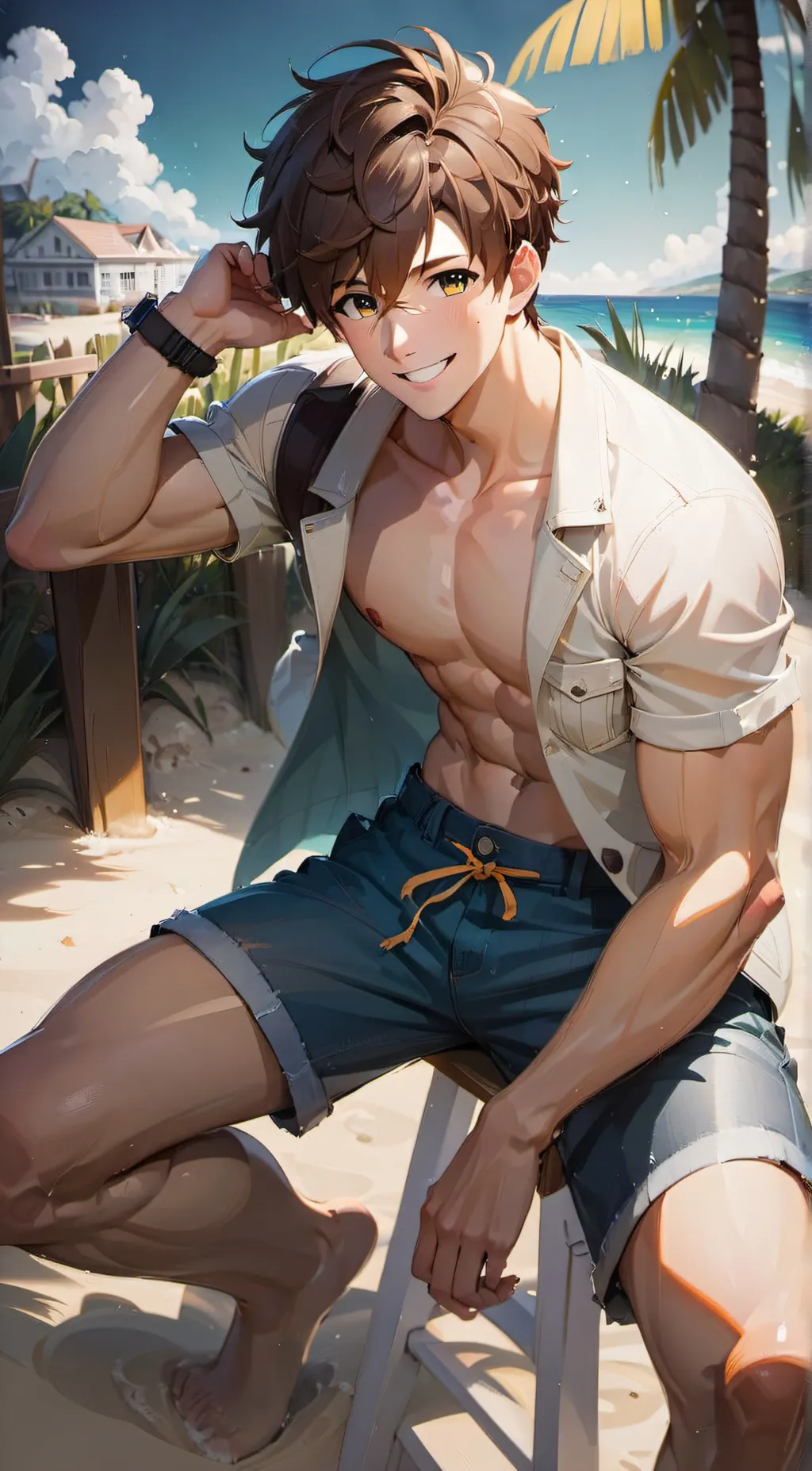 ai character: Zander background