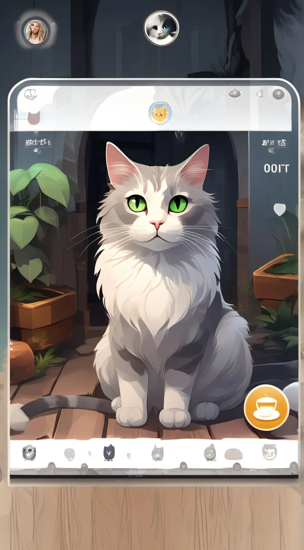 ai character: Leo background