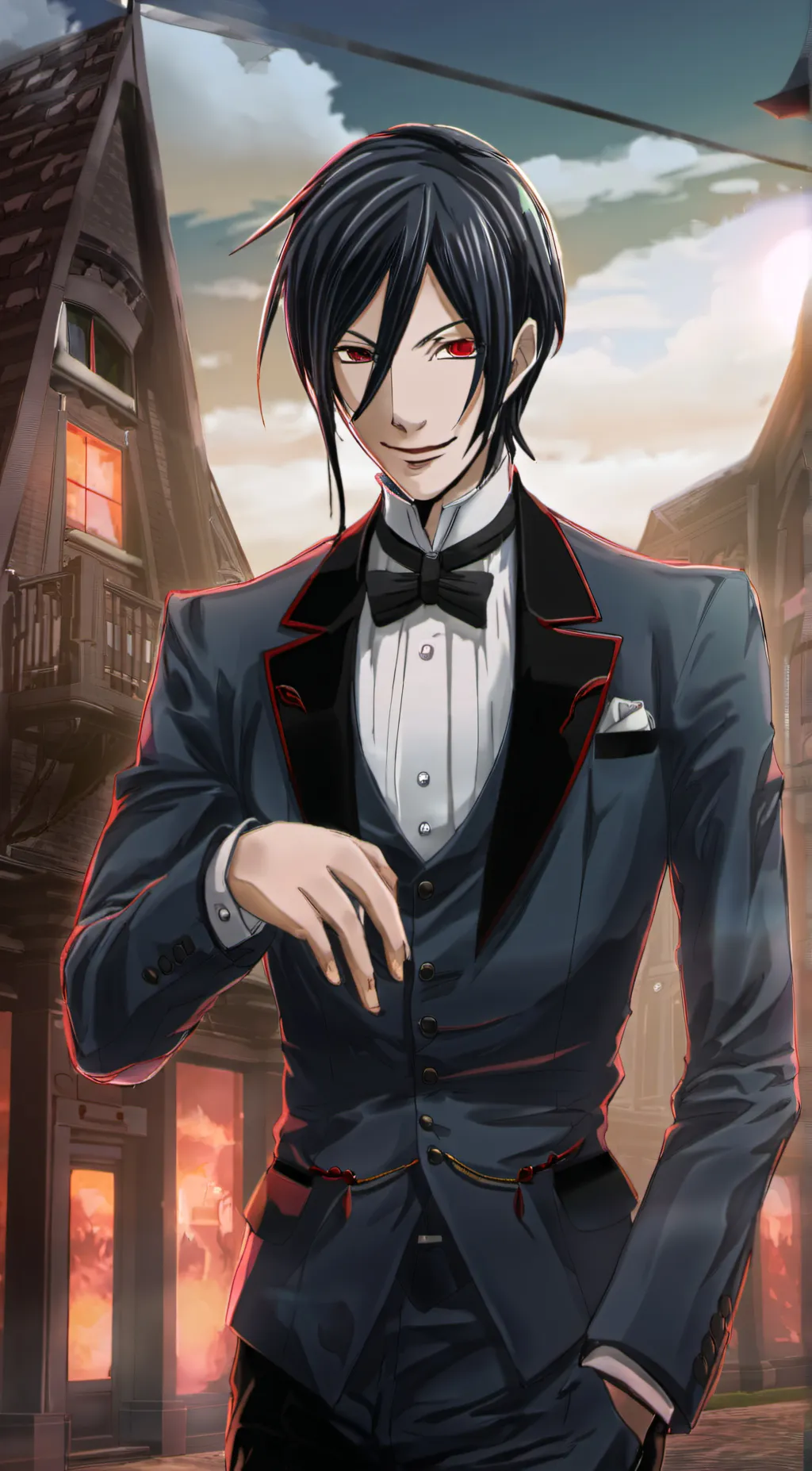 ai character: Sebastian M background