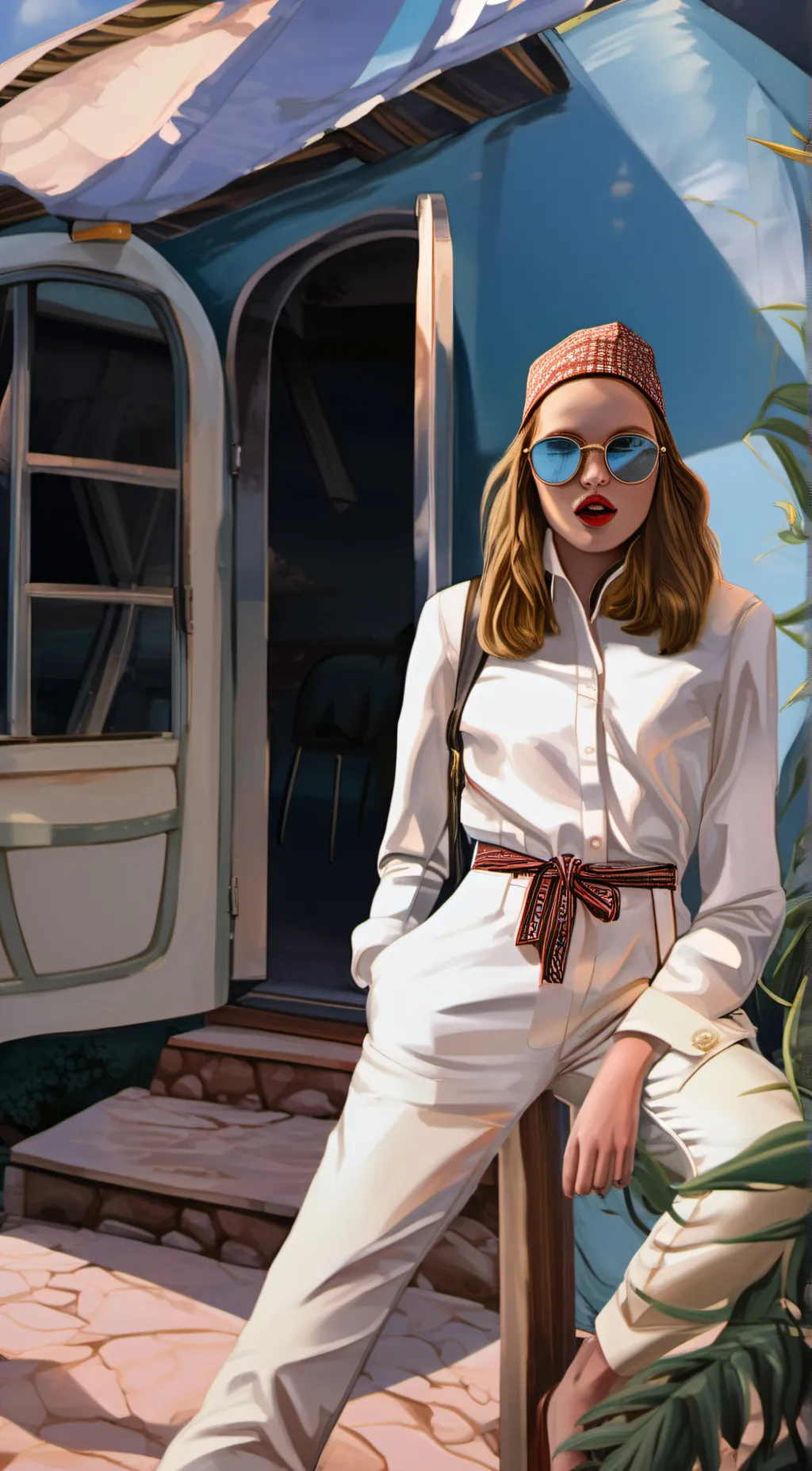 ai character: lilly background