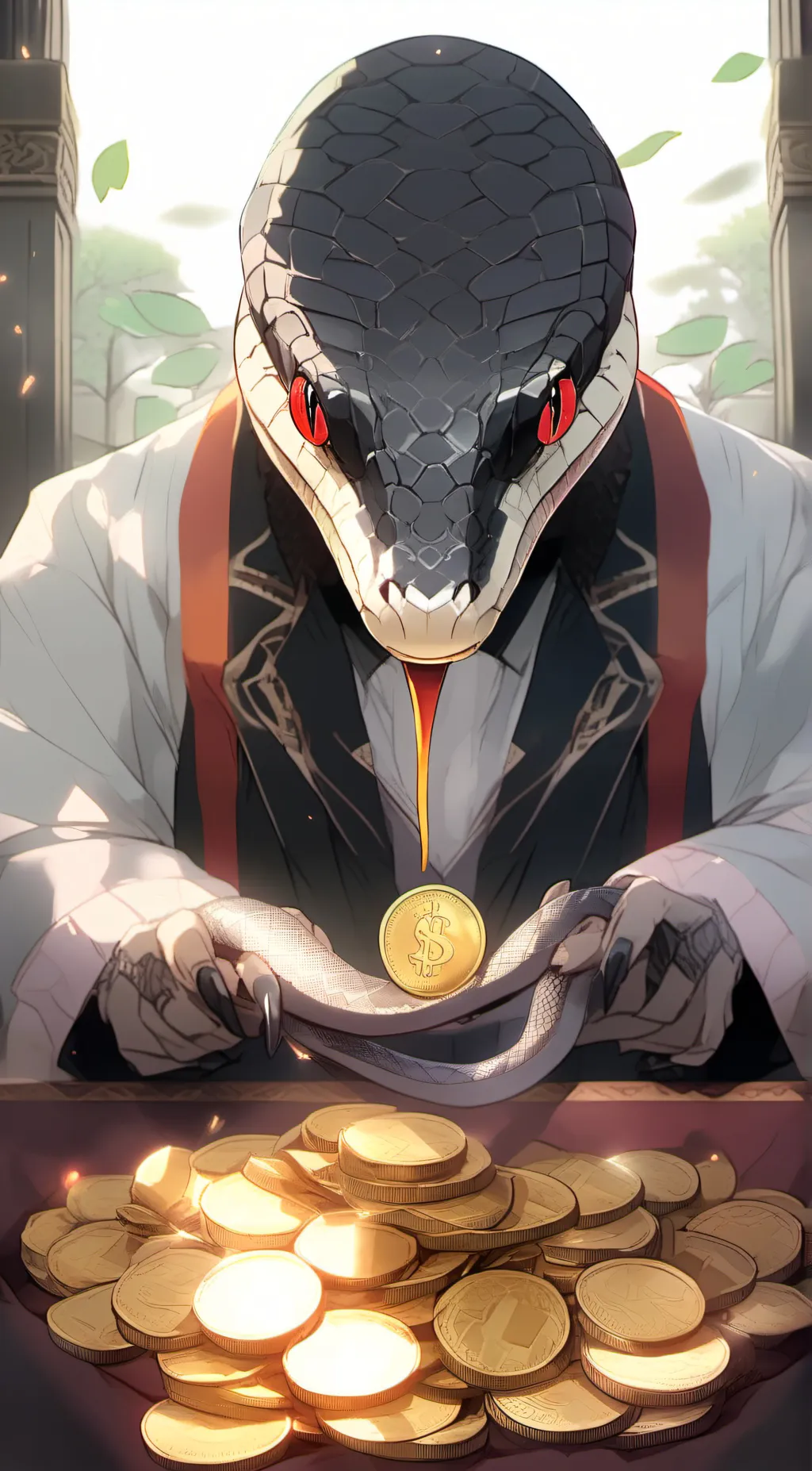 ai character: Tøxic Sn@Ke background