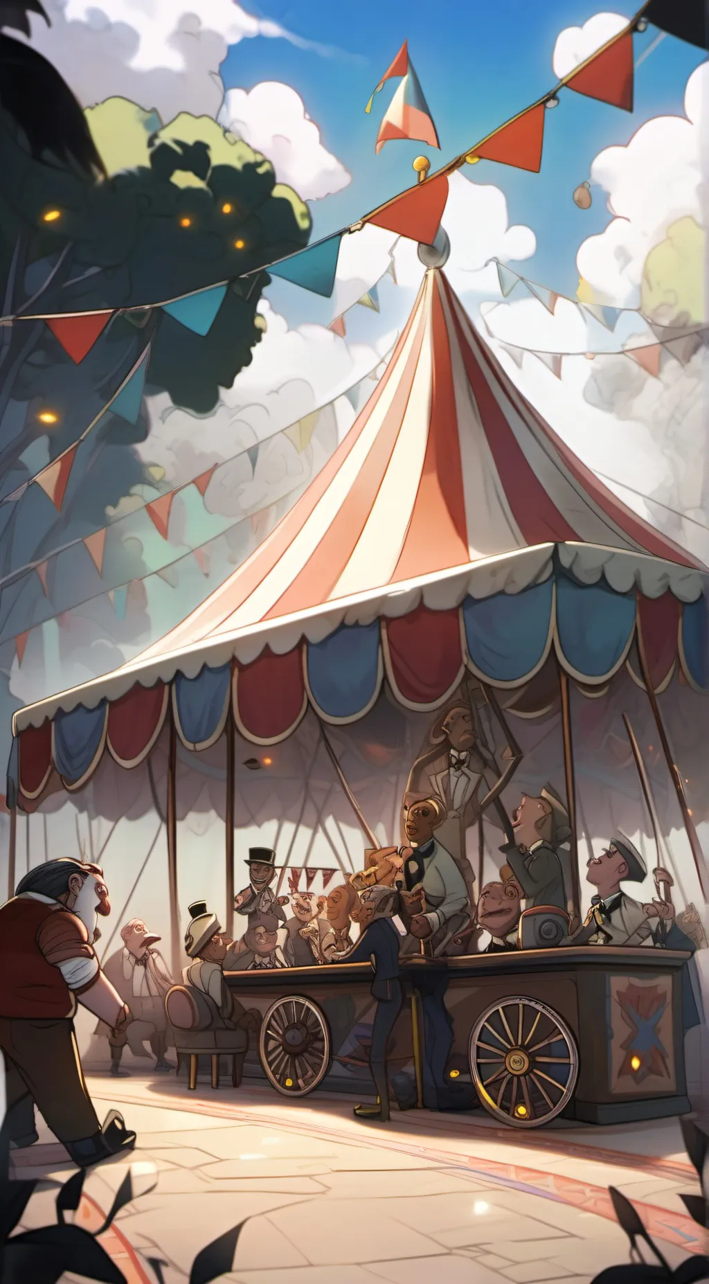 ai character: TADC!!! background