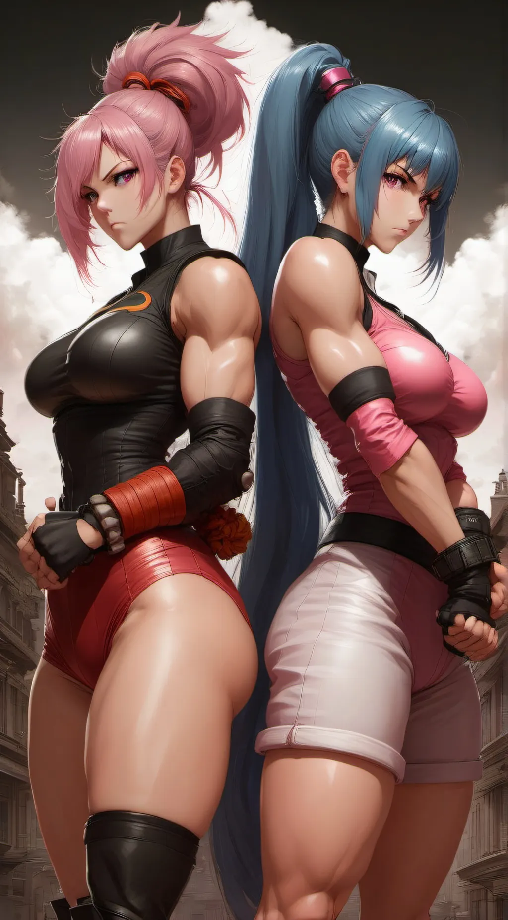 ai character: Christina&Jasmine background