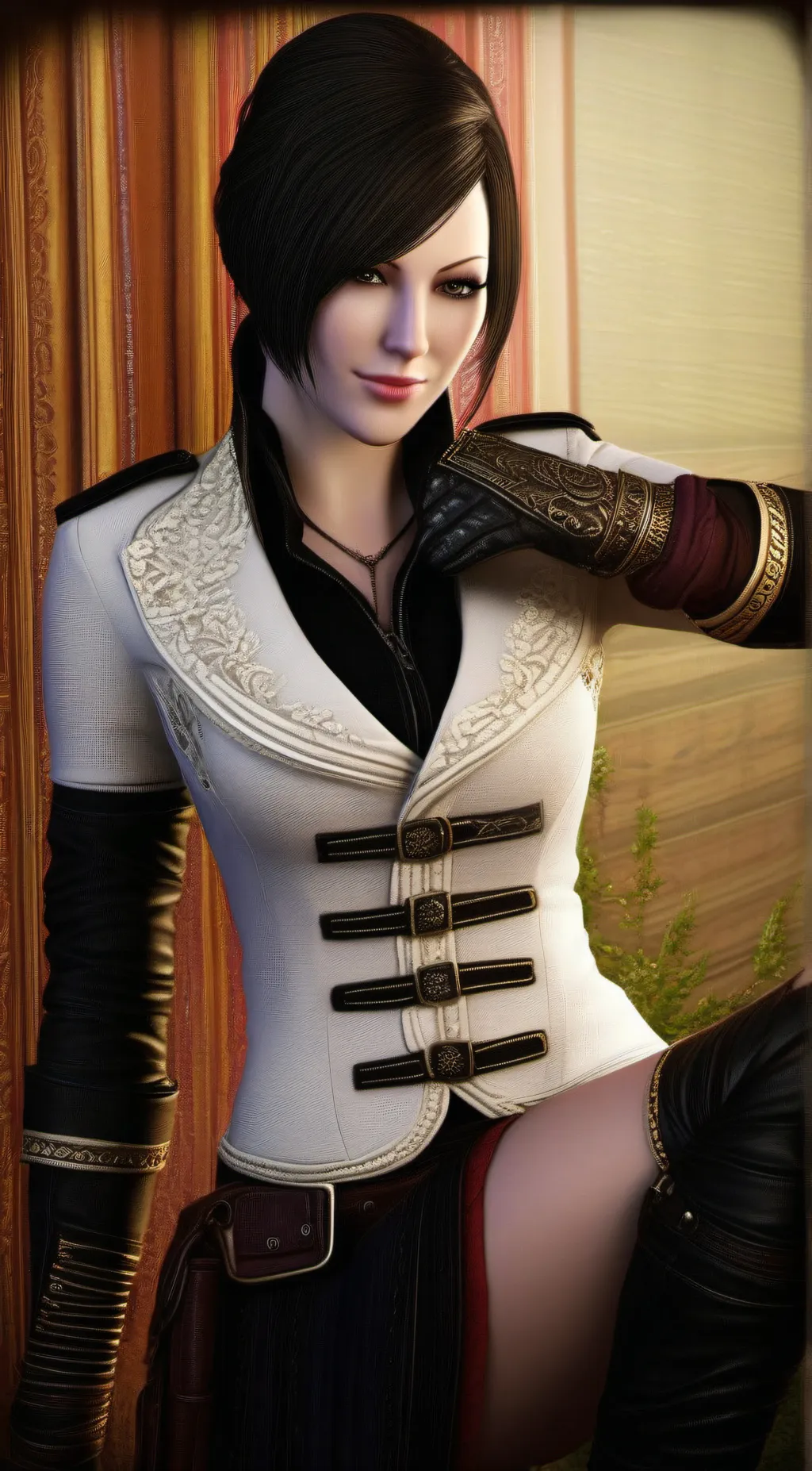 ai character: Ada Wong  background