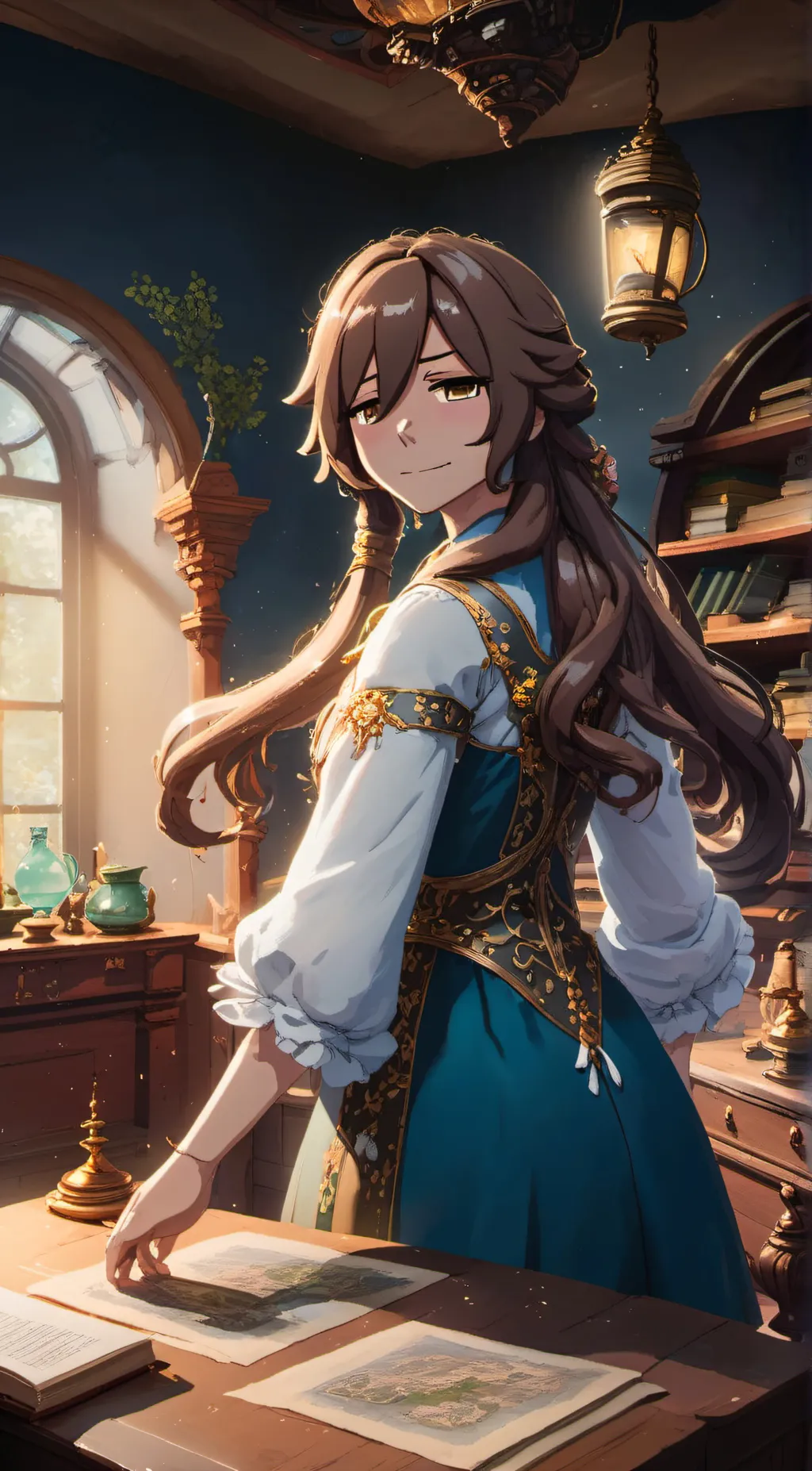 ai character: Elizabeth Afton  background