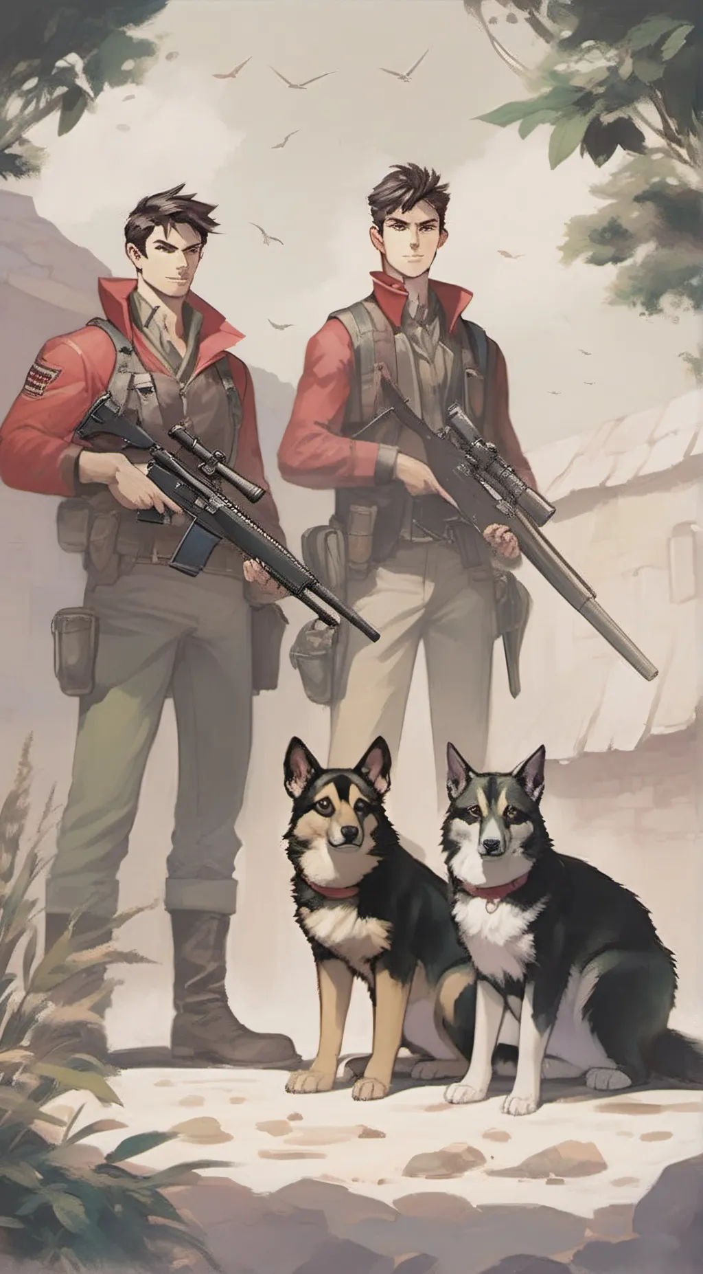 ai character: gary and his 2 pet background