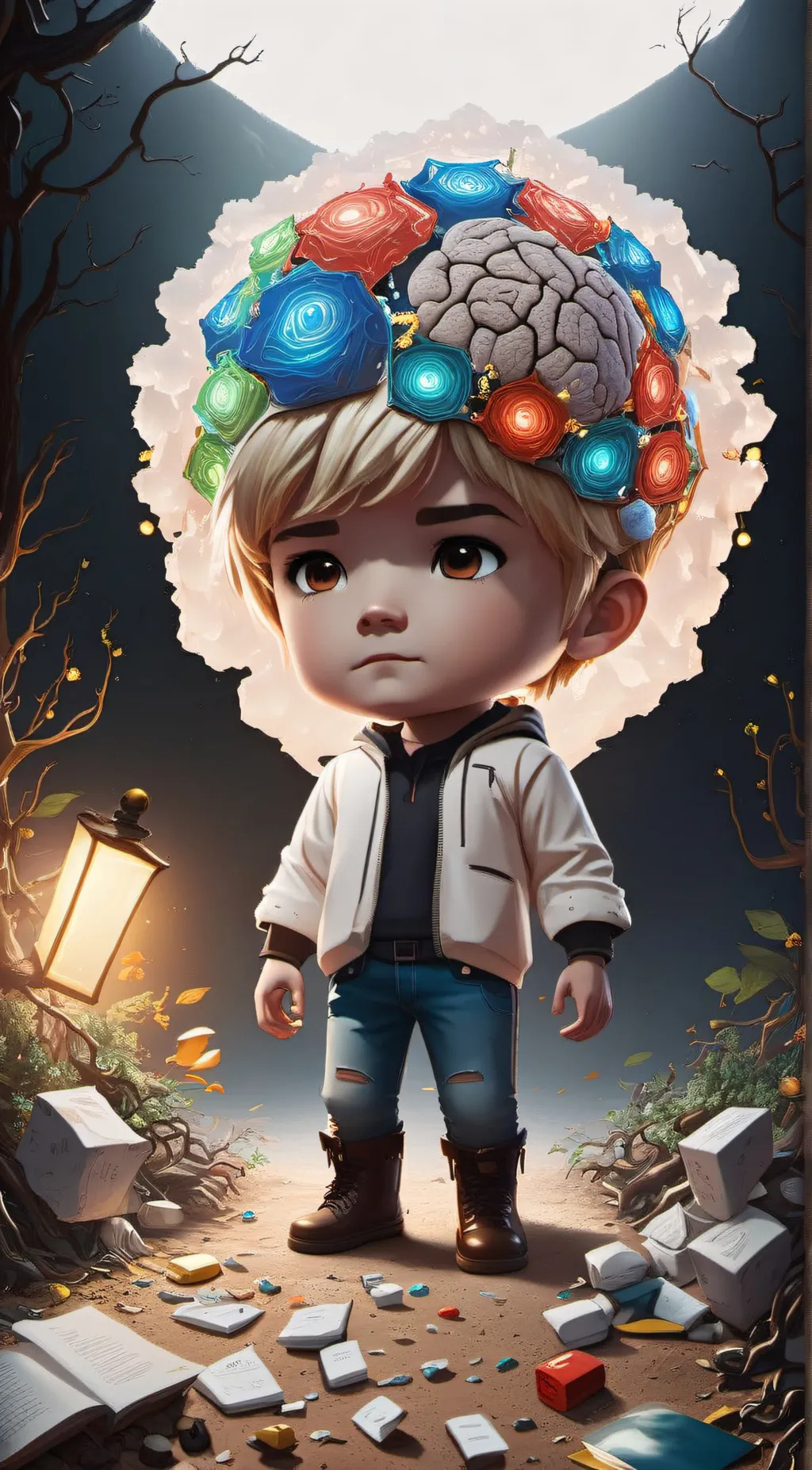 ai character: Roblox story  background