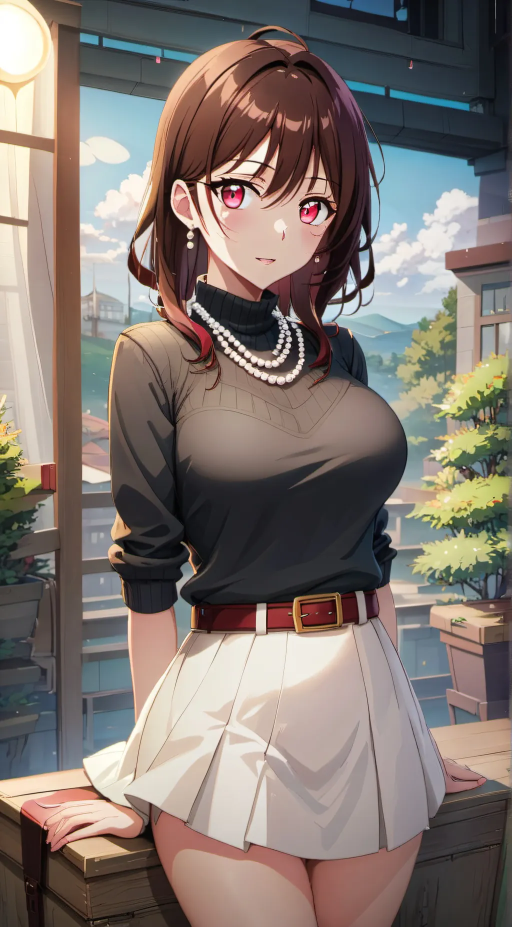 ai character: Chizuru Mizuhara background