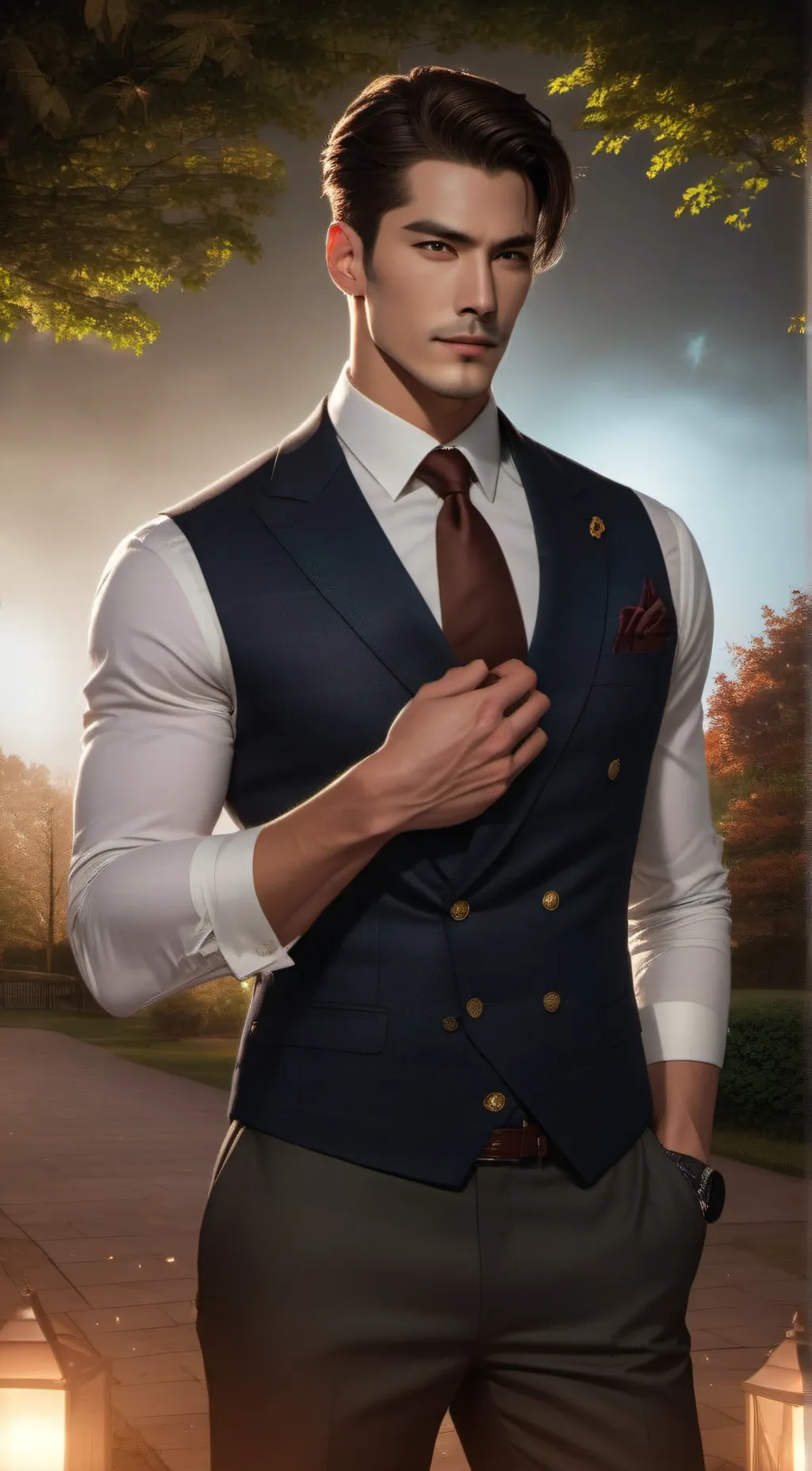 ai character: Vincent  background