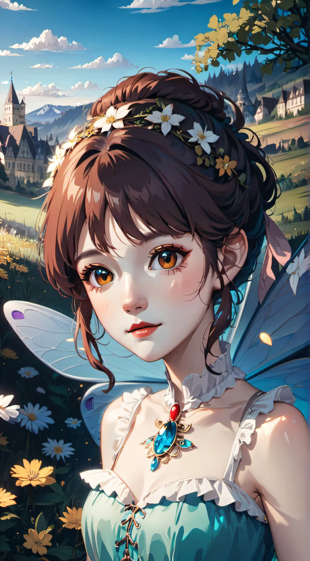 ai character: luna background