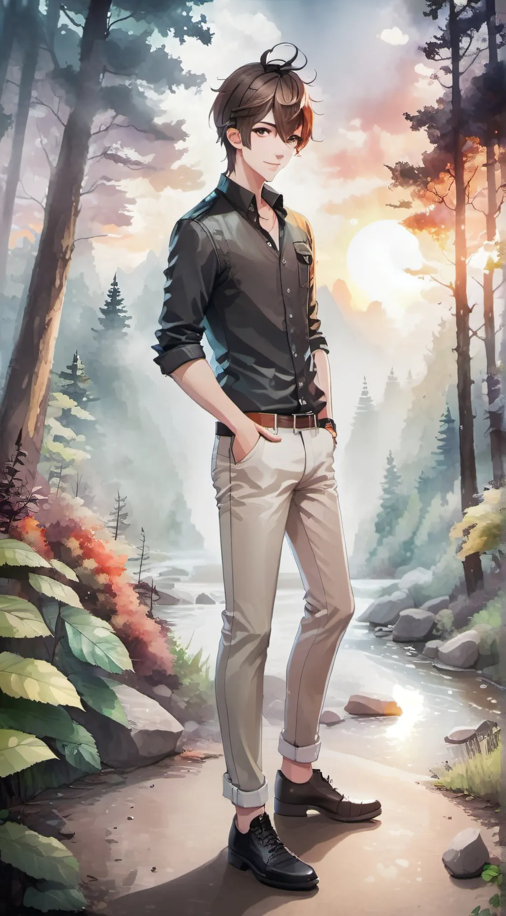 ai character: Liam background