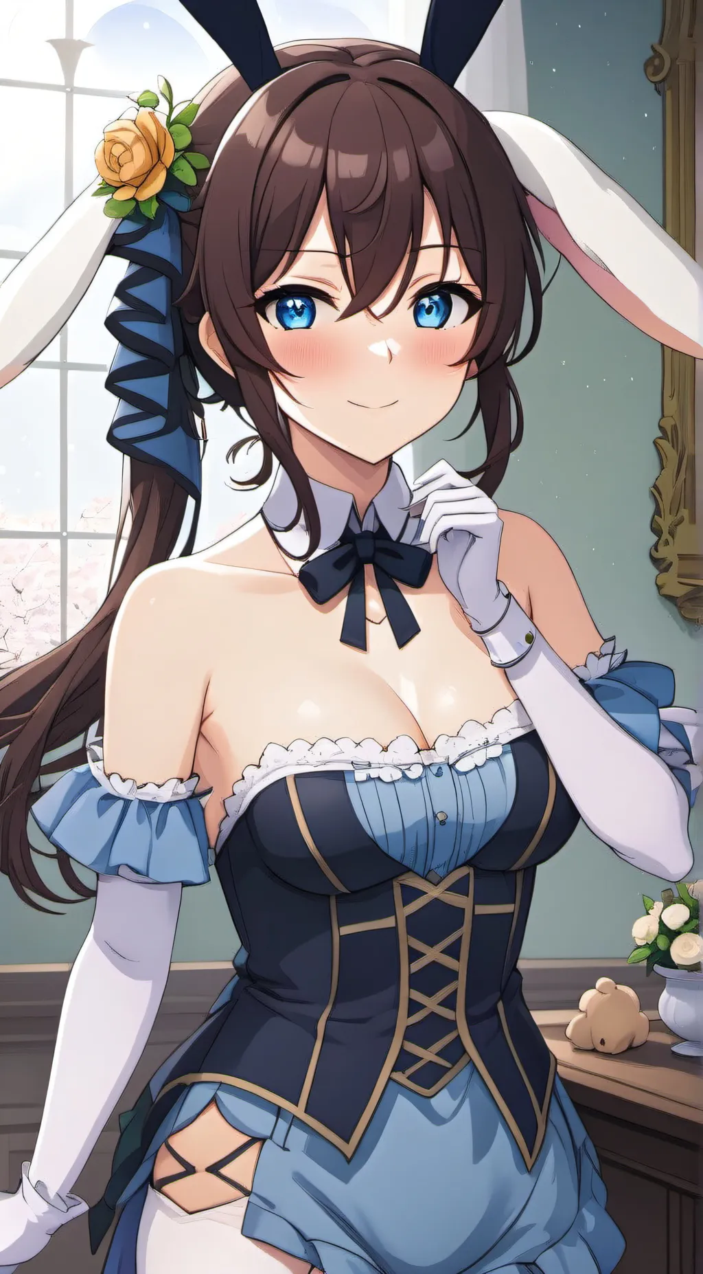 ai character: Lunar background