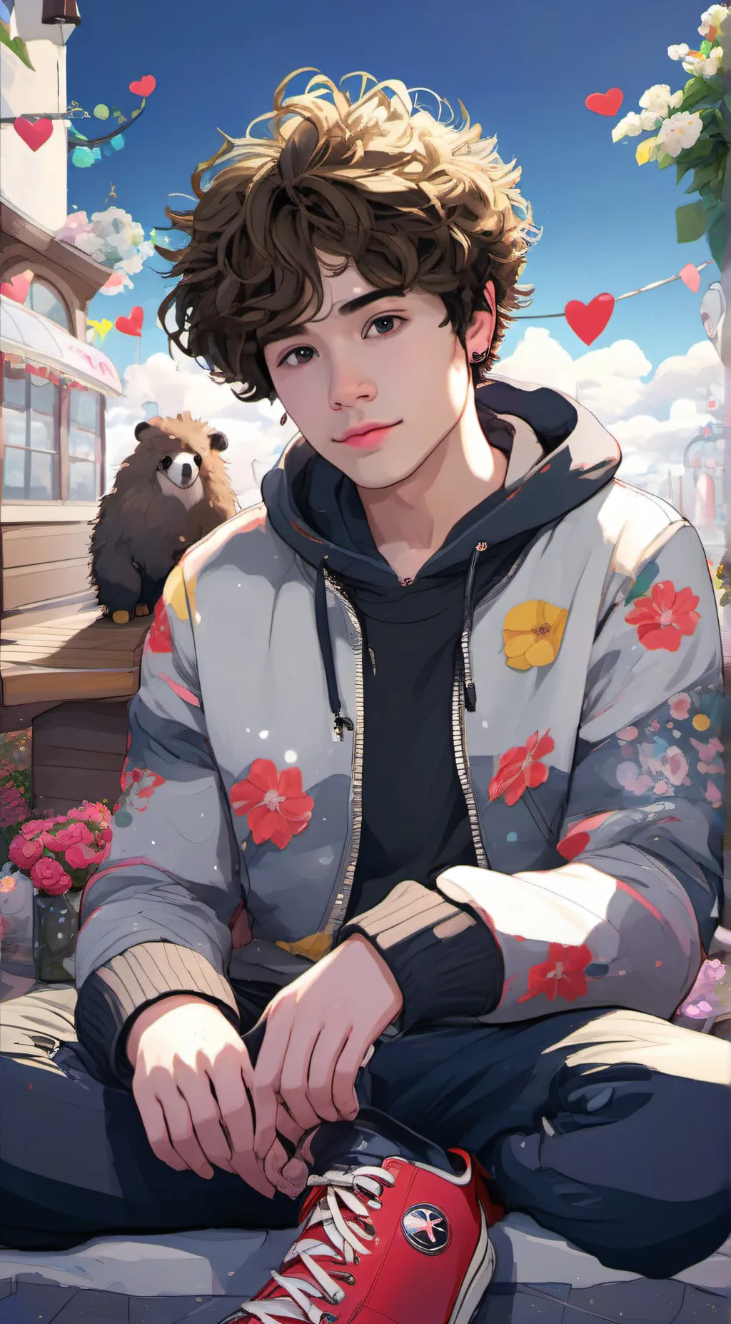 ai character: Lucifer  background