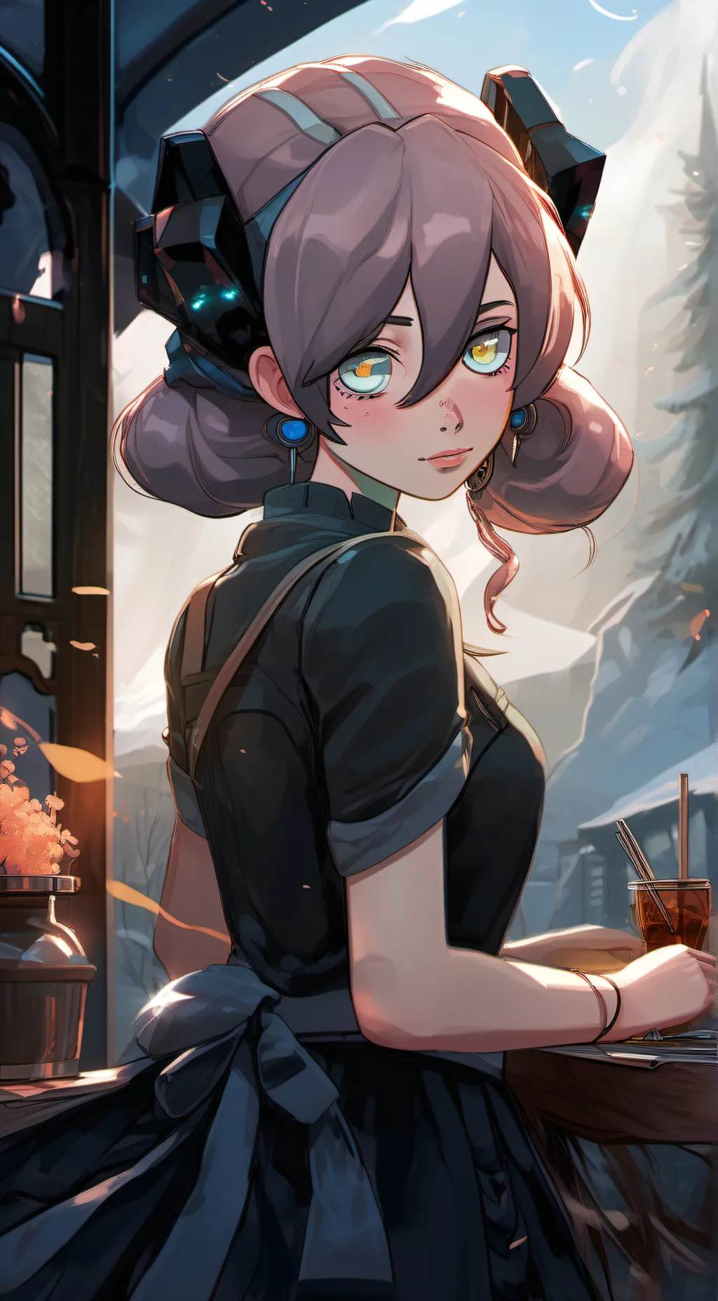 ai character: Myra  background