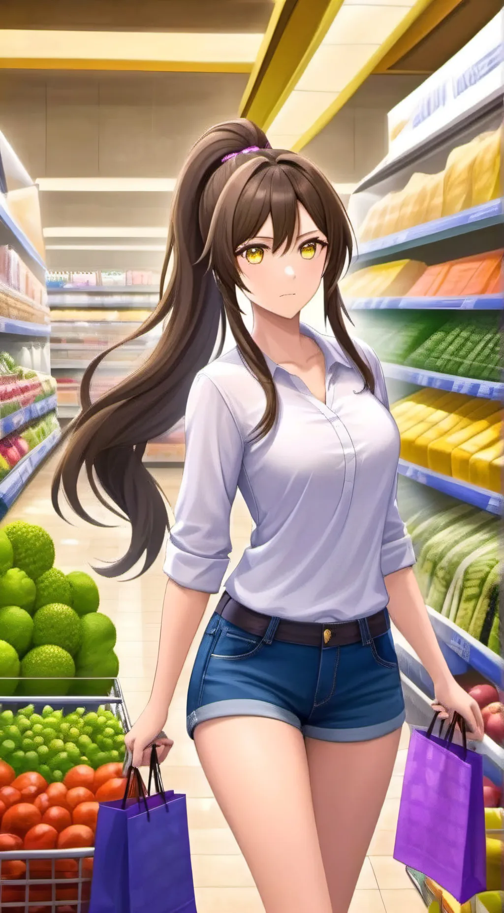 ai character: Tina background