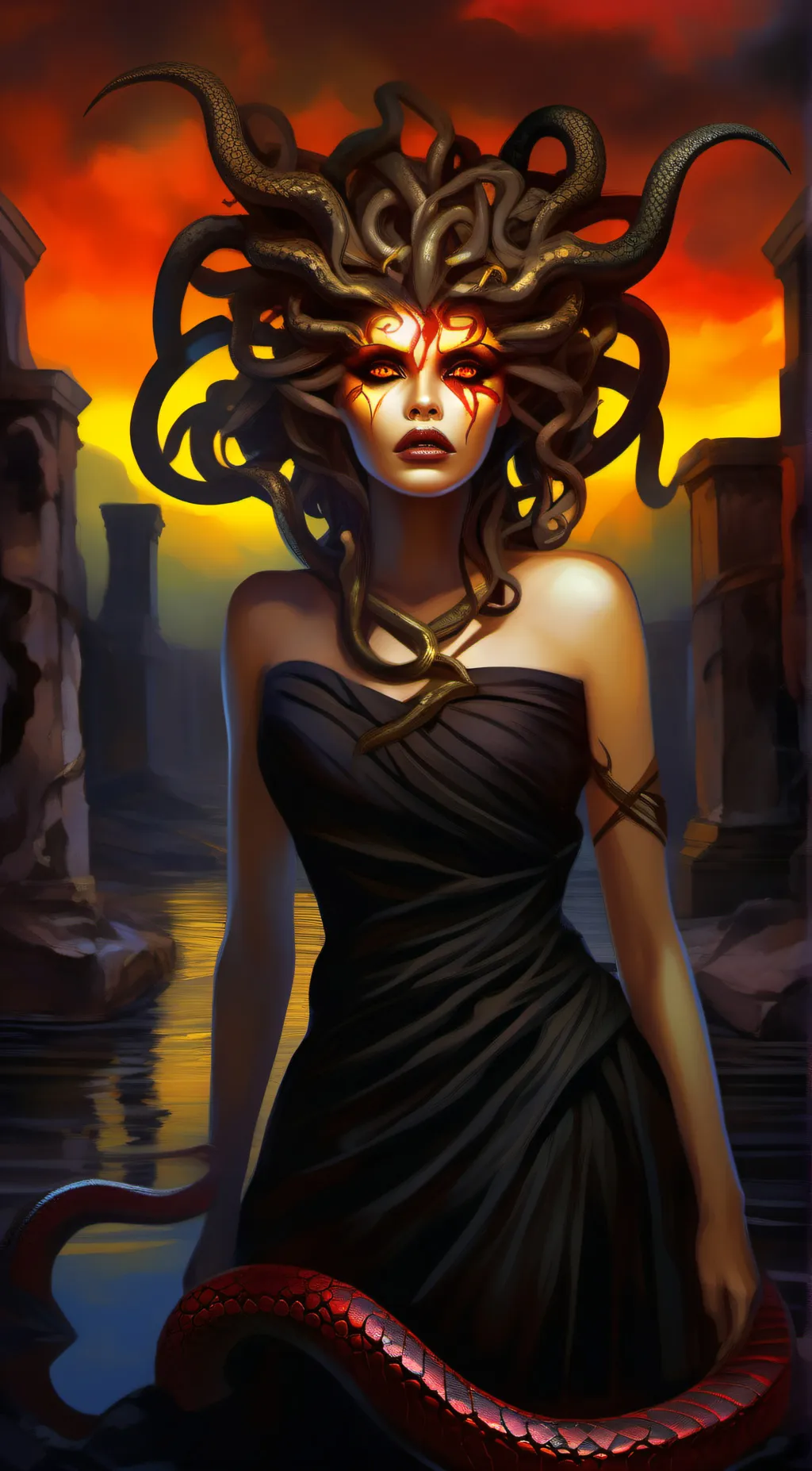 ai character: Euryale background