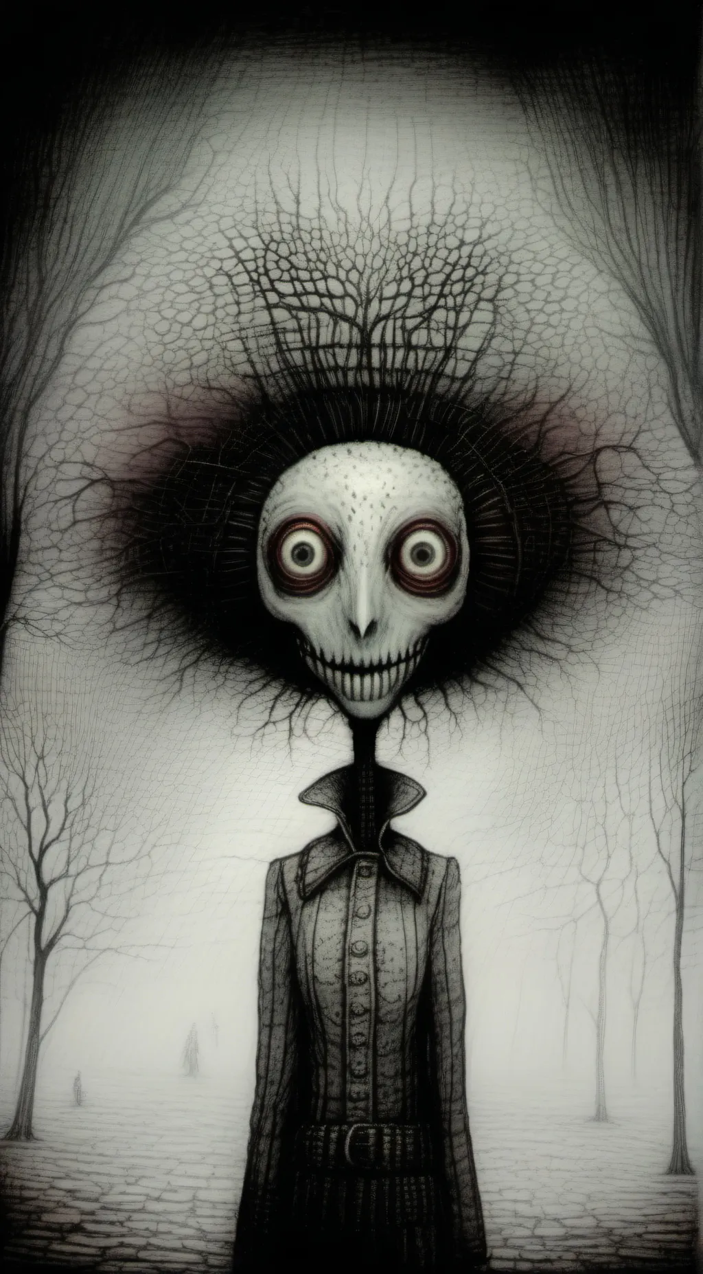 ai character: The dark one background