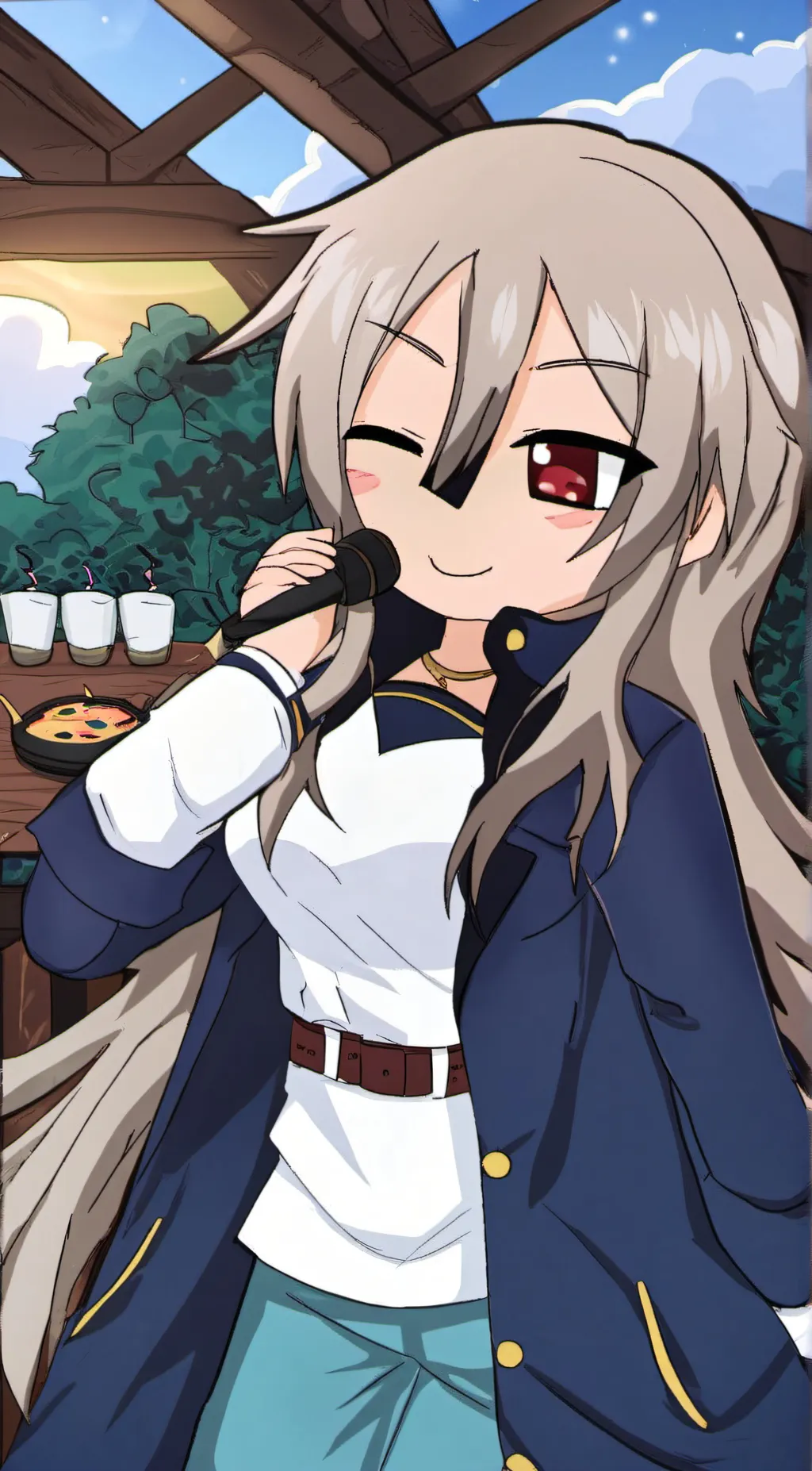 ai character: Lilly background