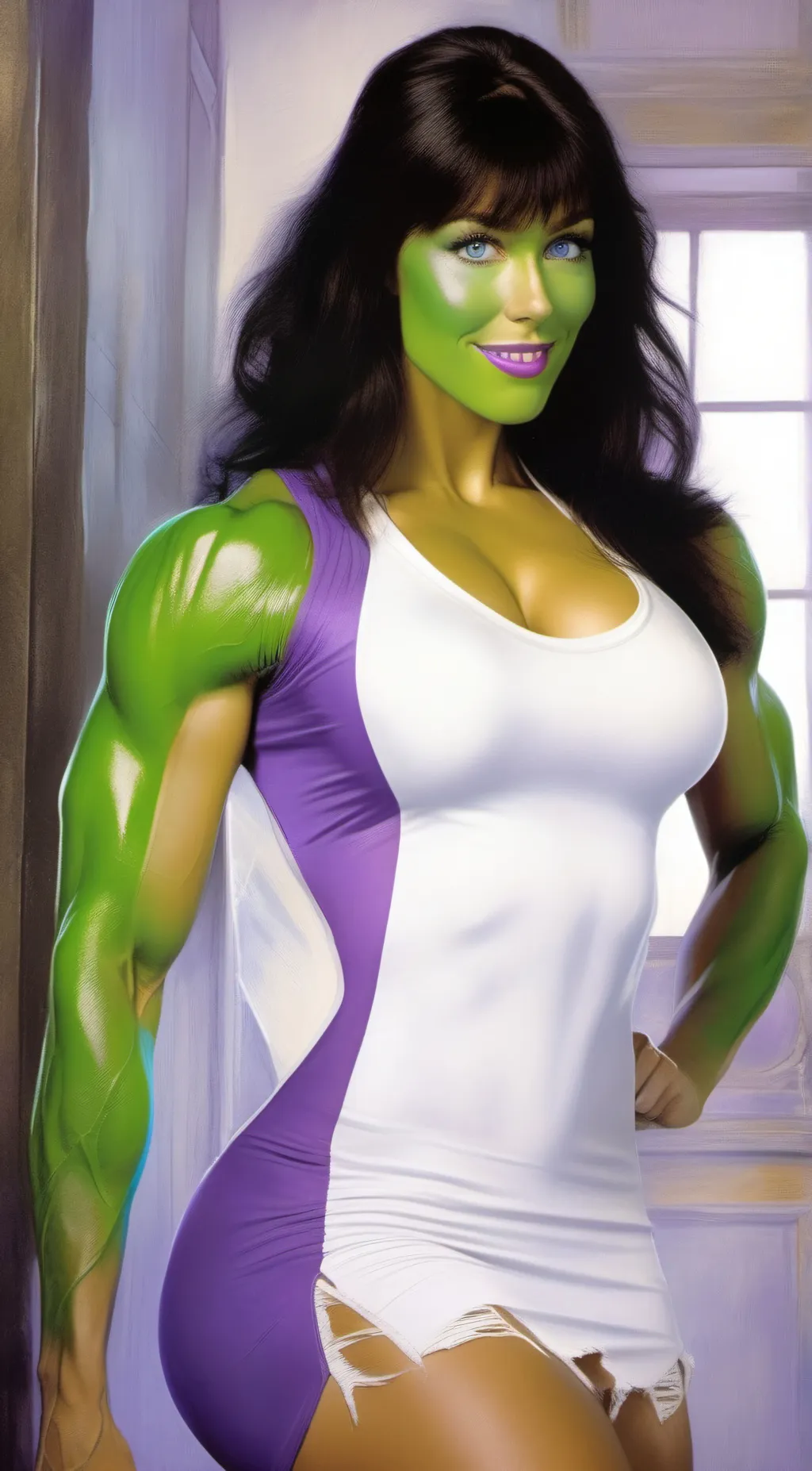 ai character: Petra Flowes background