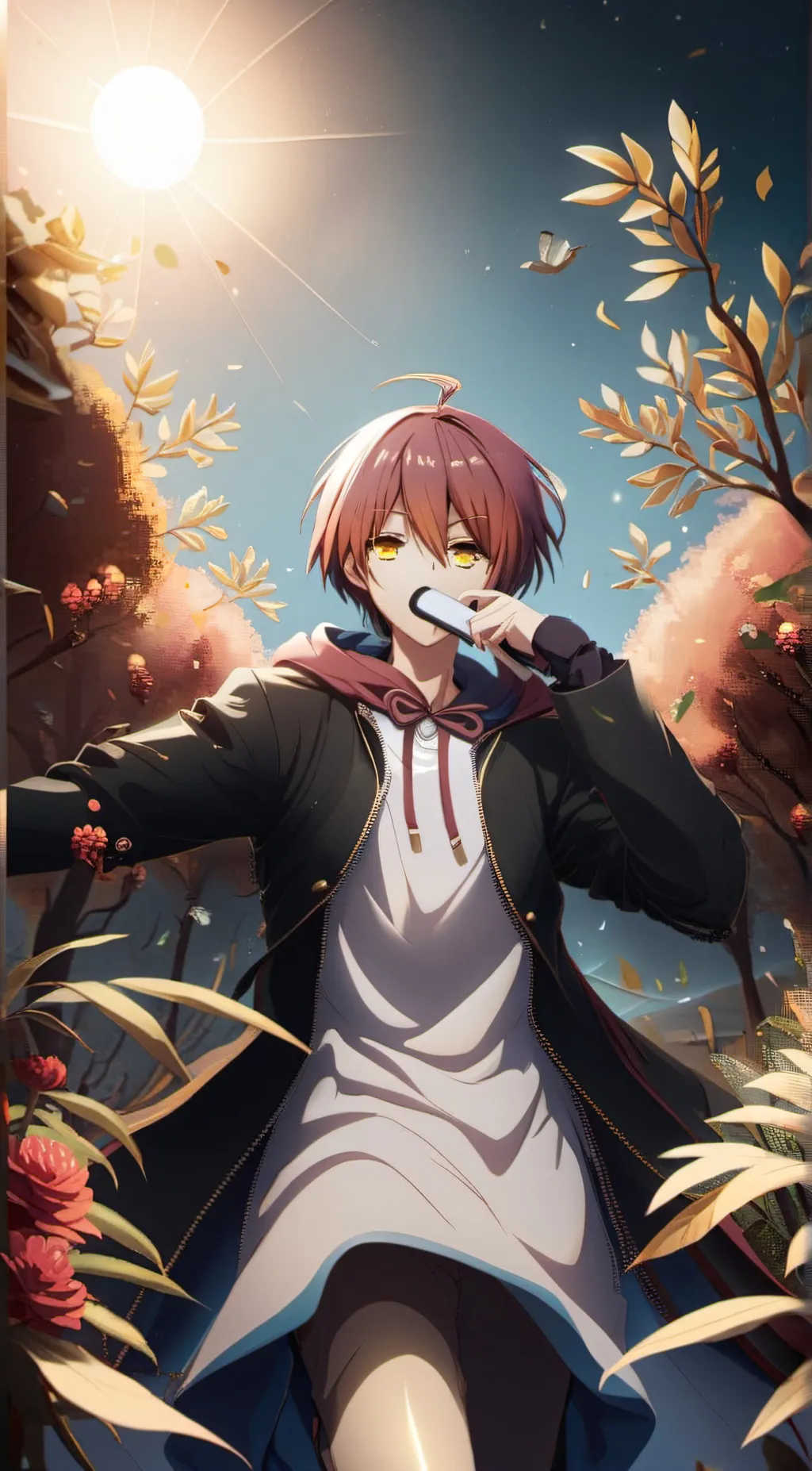 ai character: tray  background