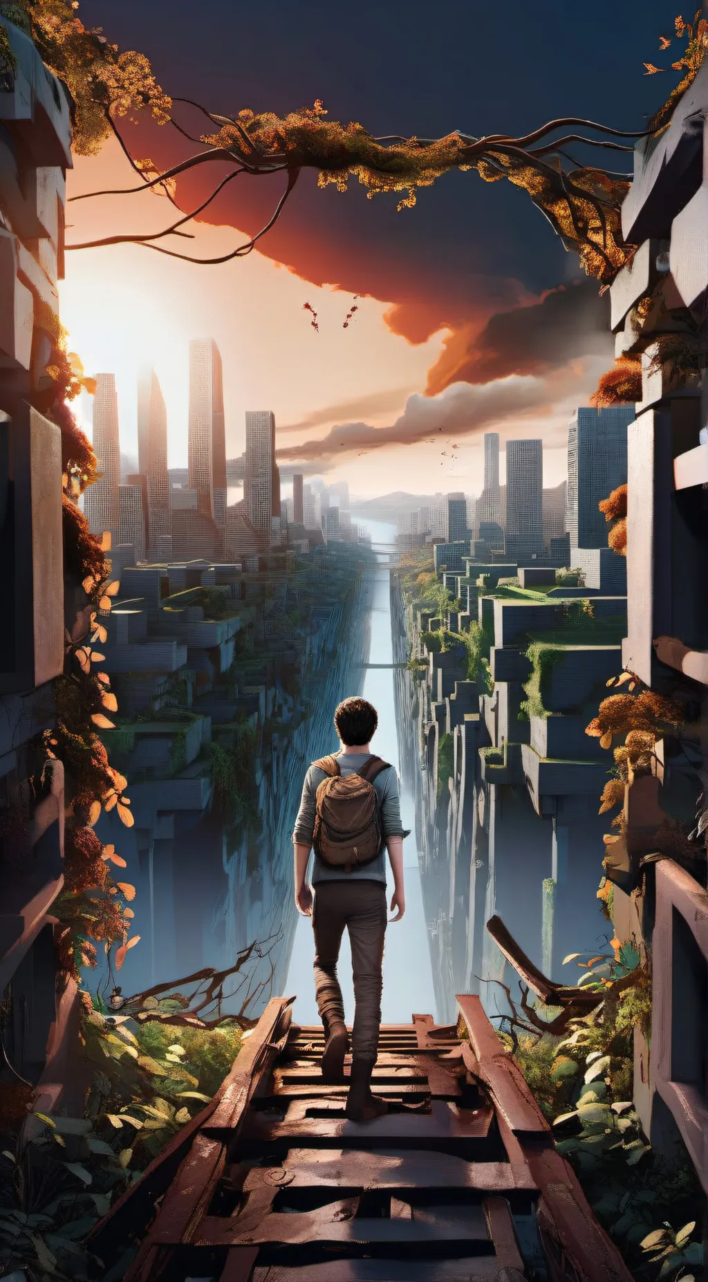 ai character: The maze runner! background
