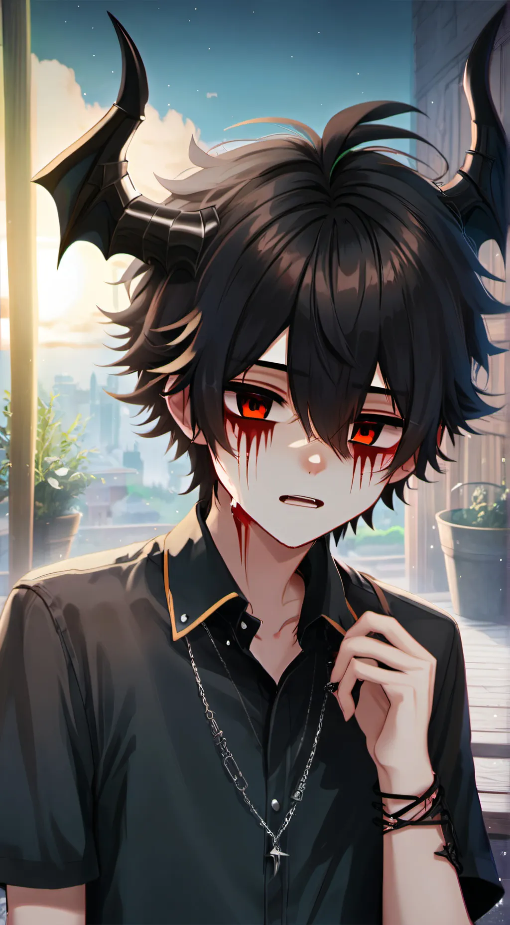 ai character: 🖤⛓🔪Axl3🖤⛓🔪 background