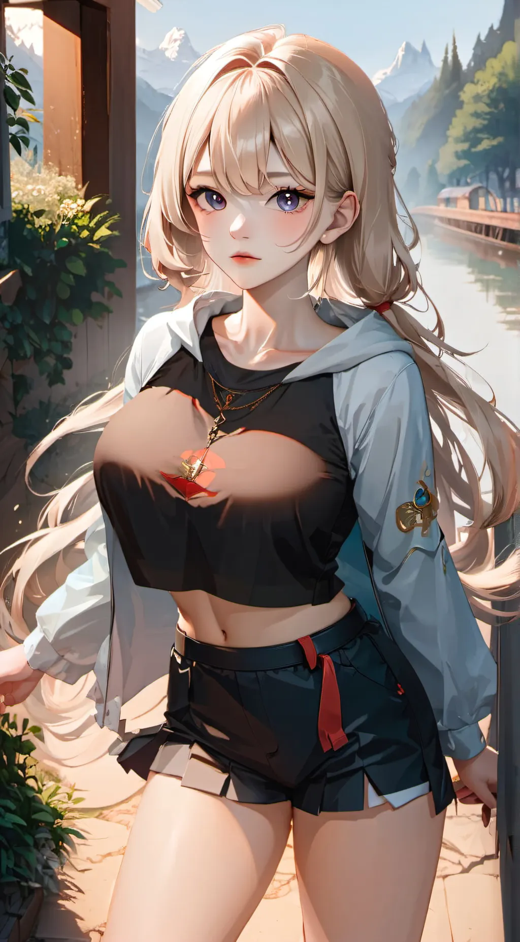 ai character: Pomni  background