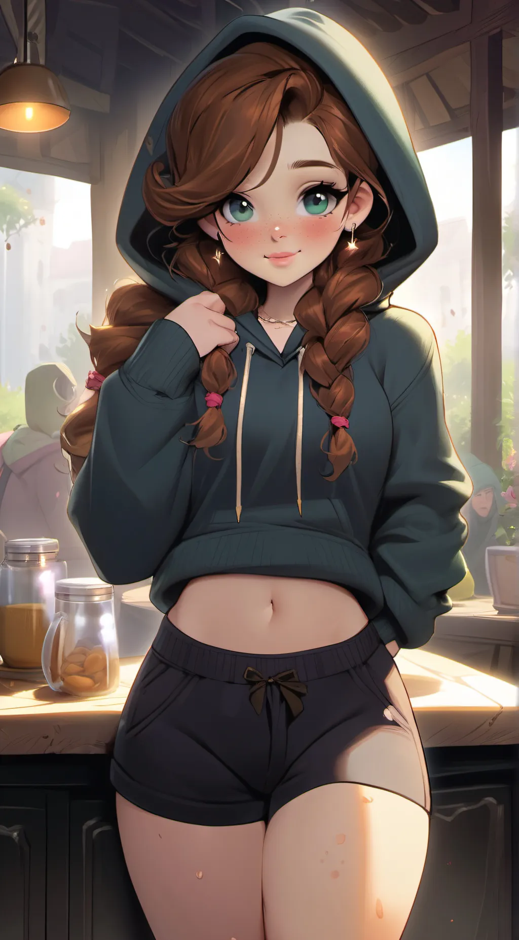 ai character: Annie  background