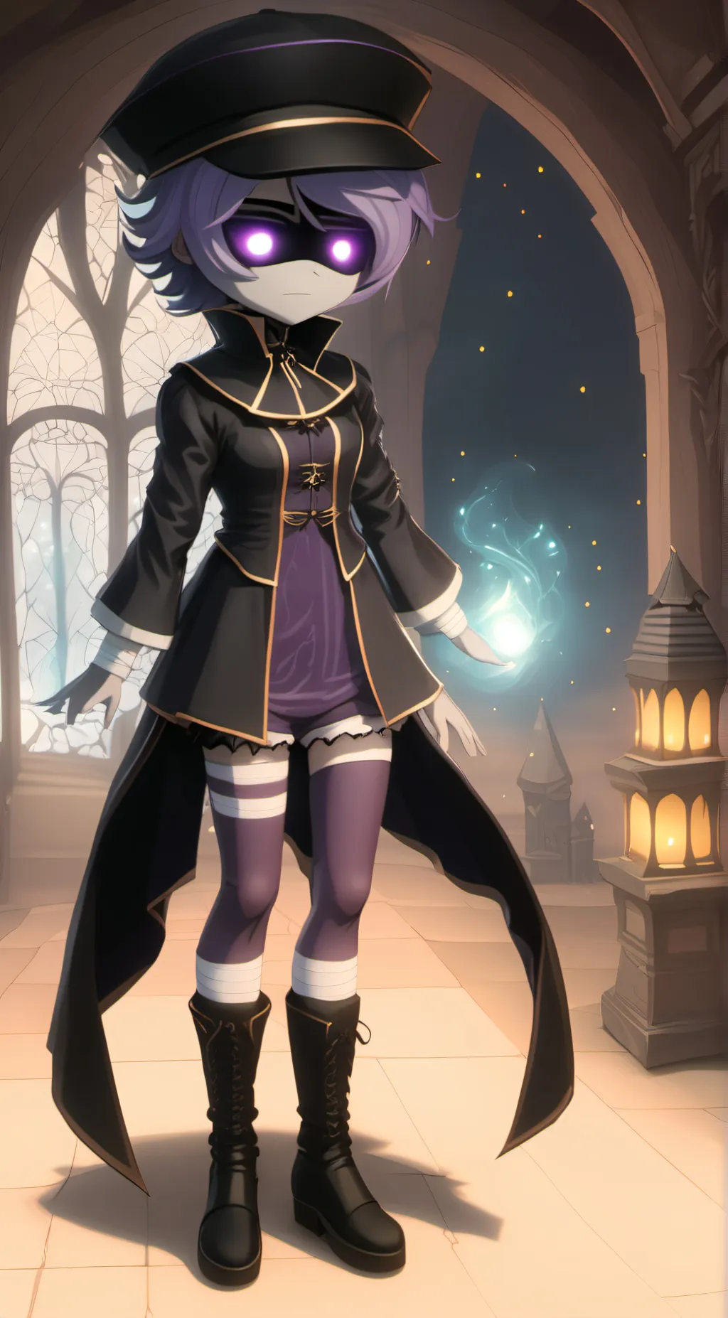 ai character: Uzi background