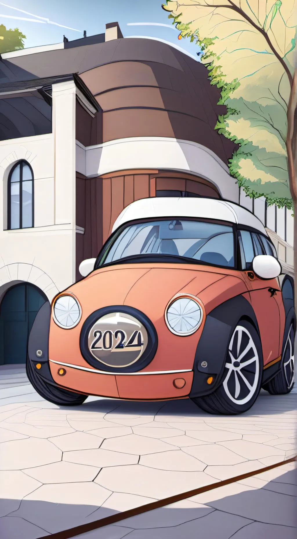 ai character: 2024 background