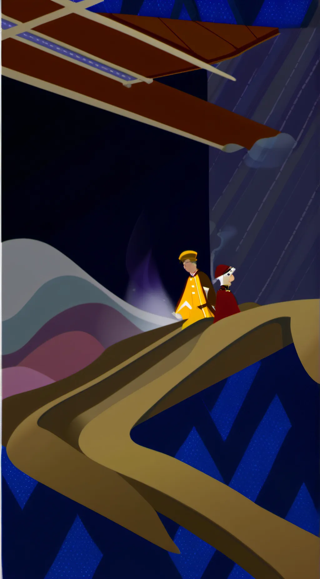 ai character: Trash background