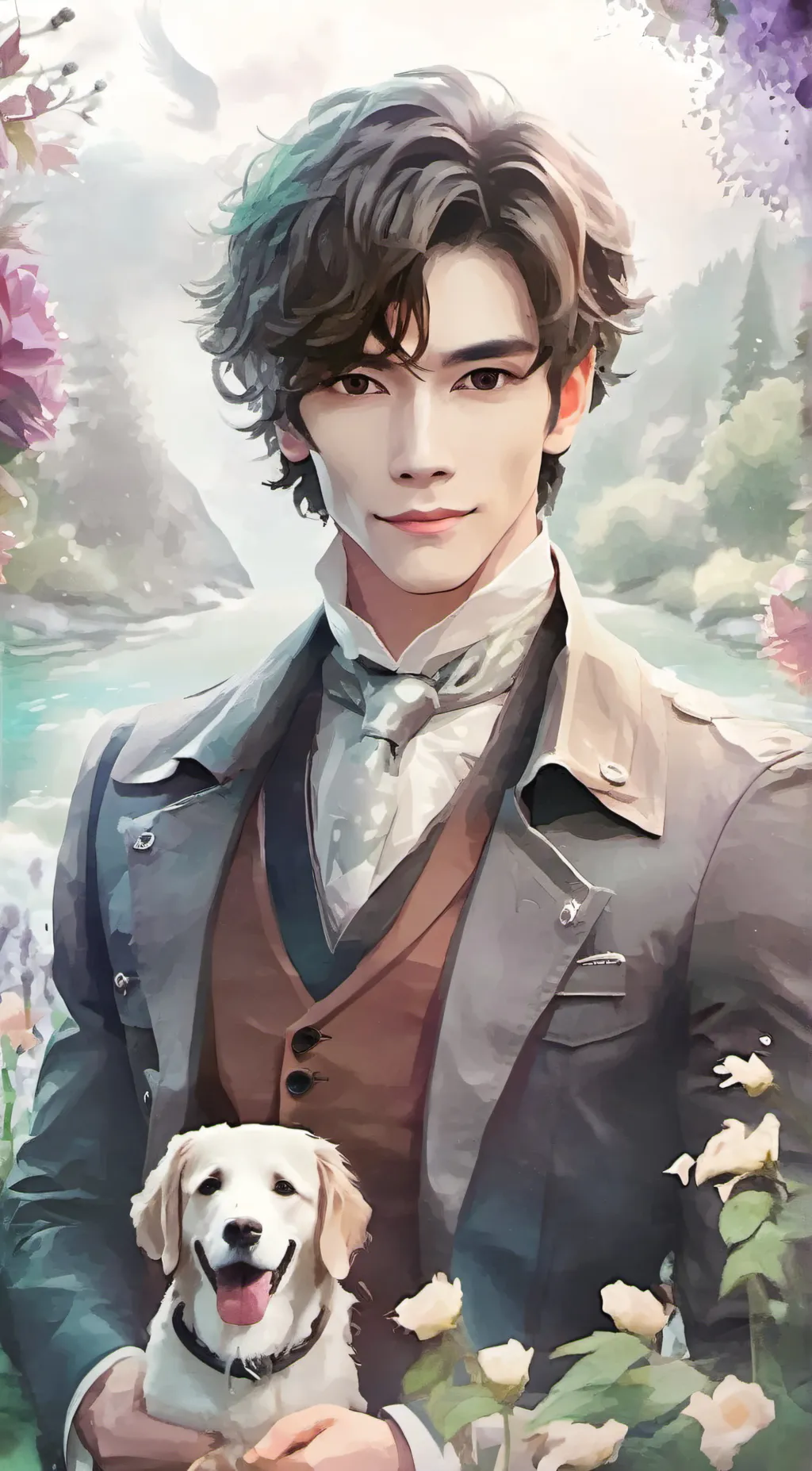 ai character: animal background