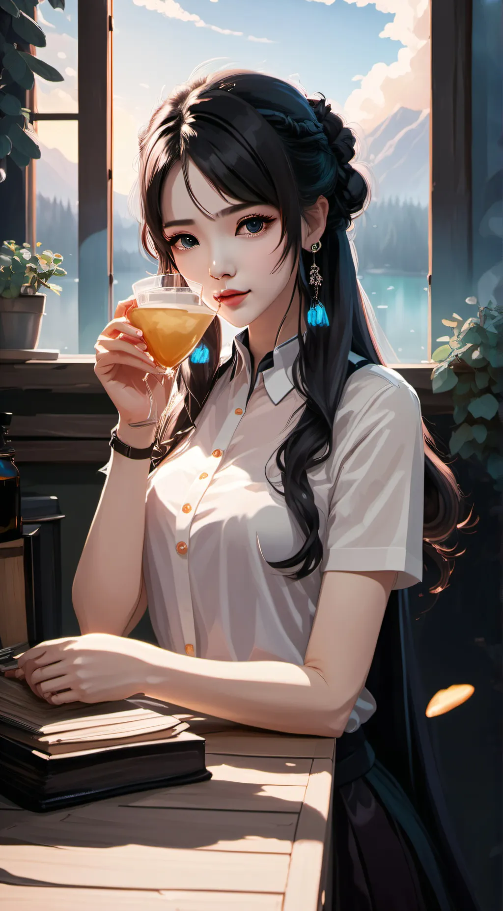 ai character: Lily2 background