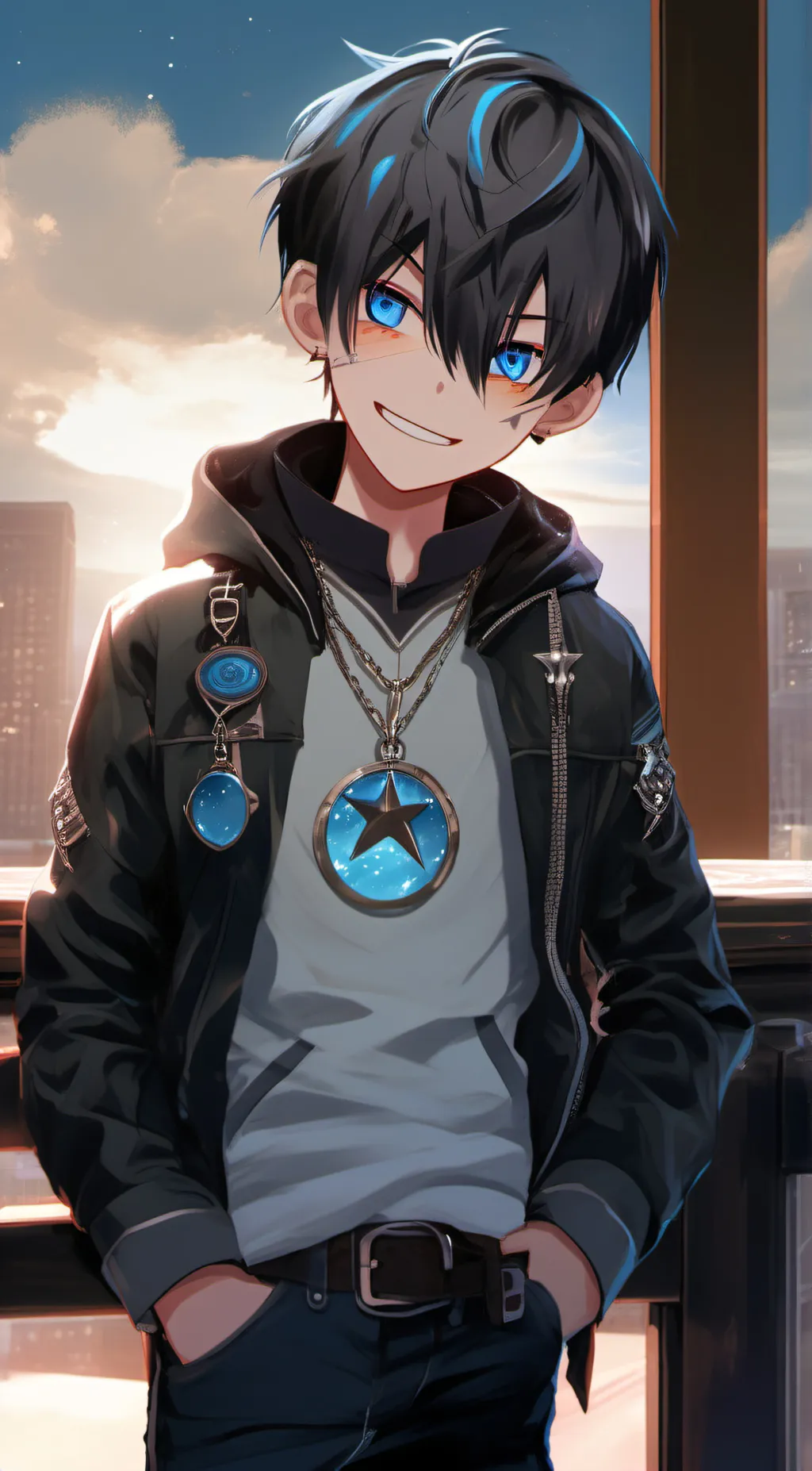 ai character: Dax background