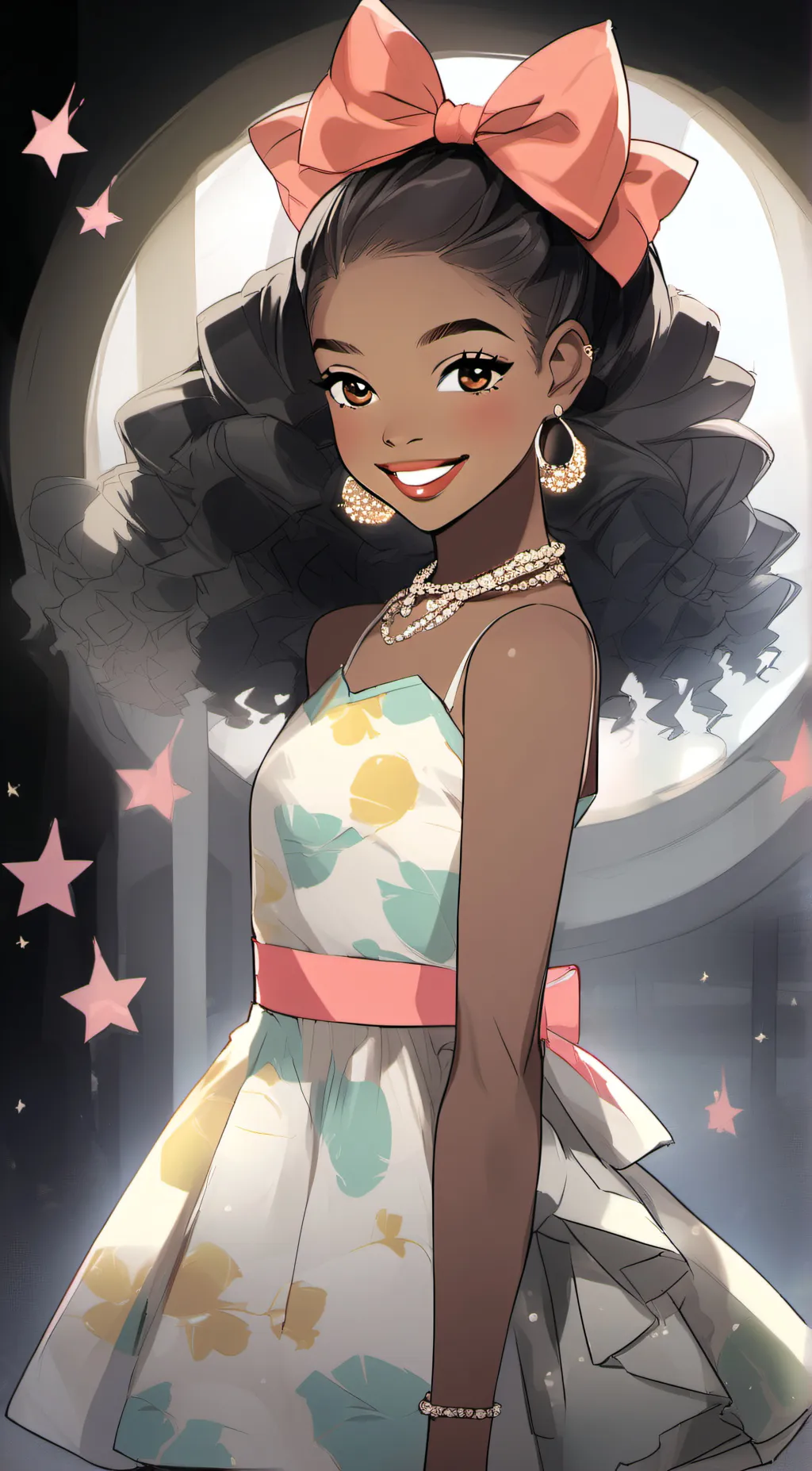 ai character: Annette Johnson  background