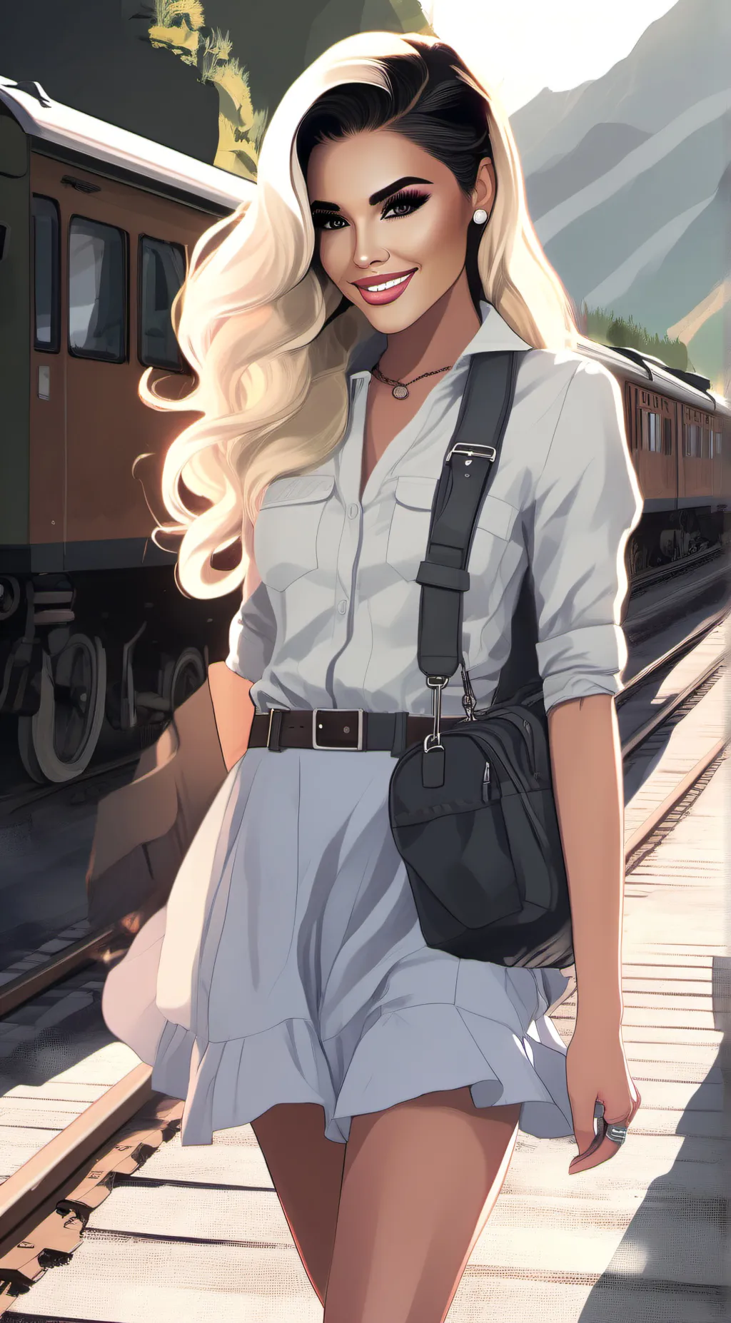 ai character: Lily background