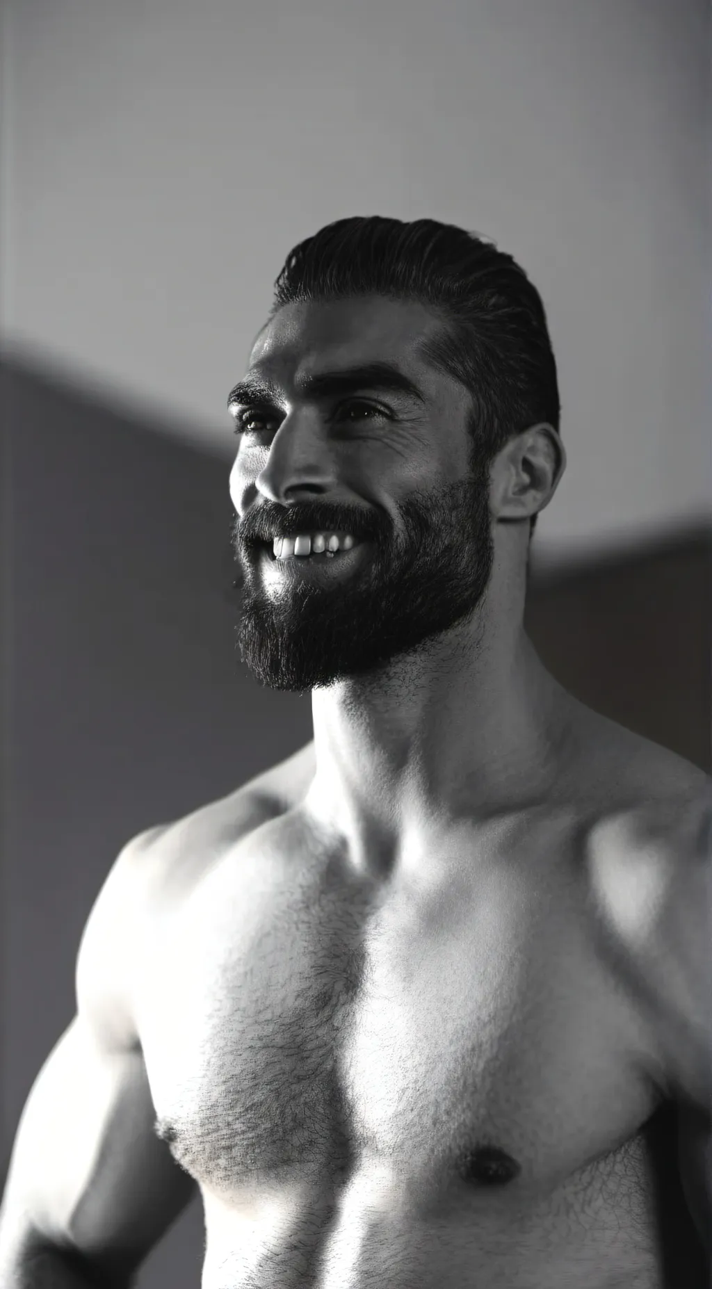 ai character: Gigachad background