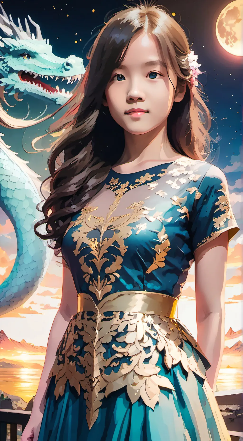 ai character: Stellar  background