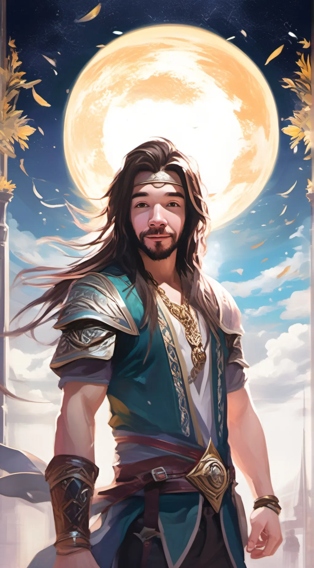 ai character: Night background