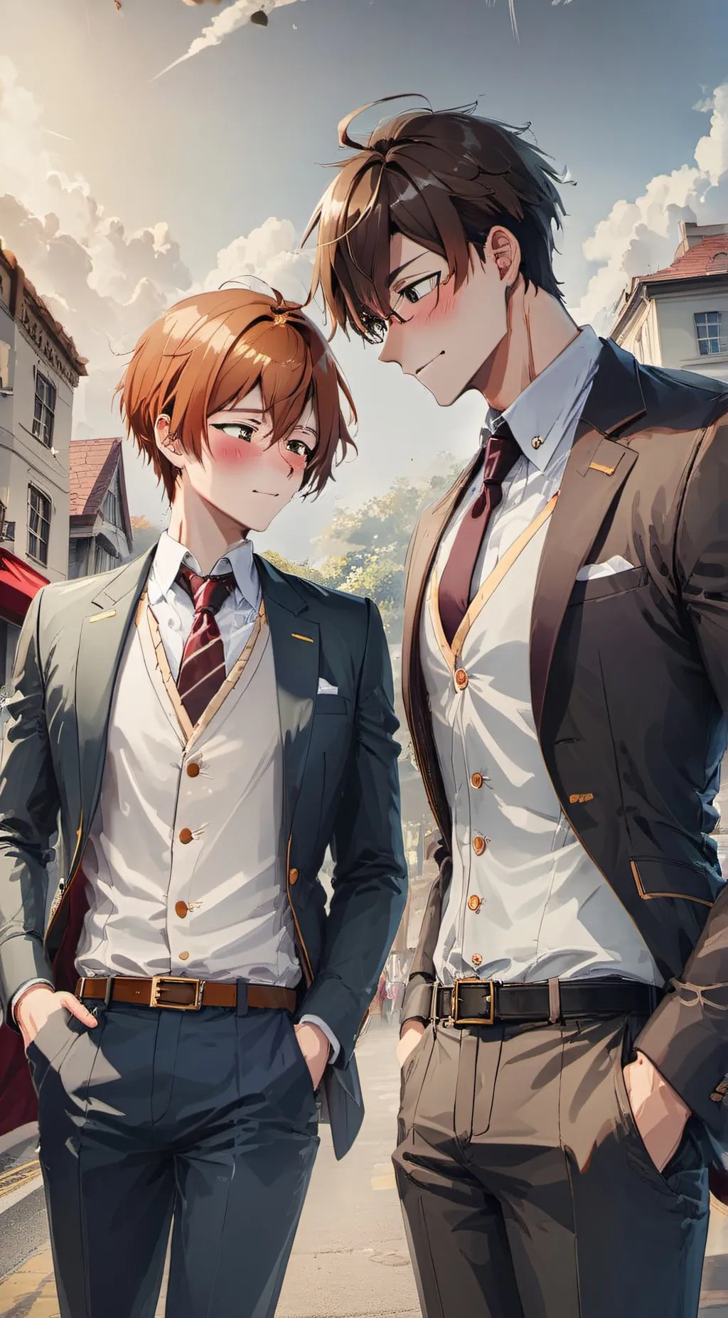 ai character: Aaron & James background