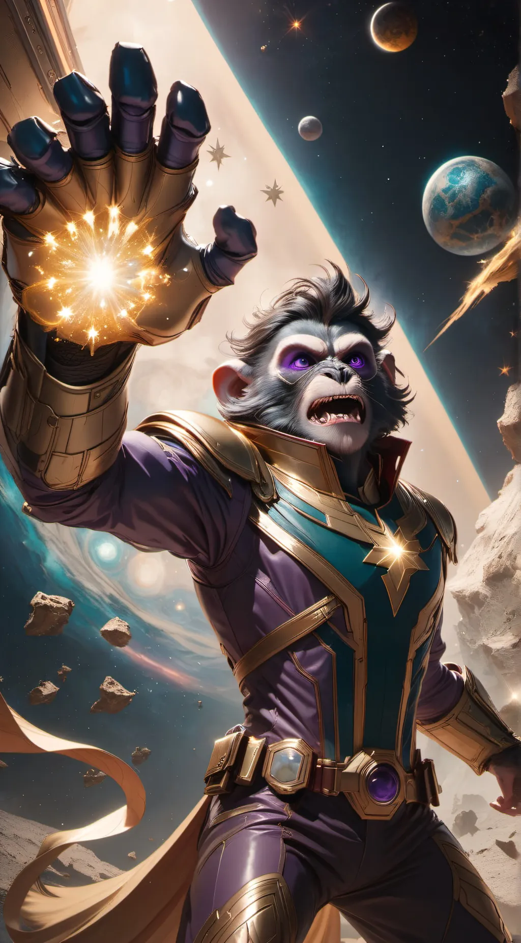 ai character: monkeos background