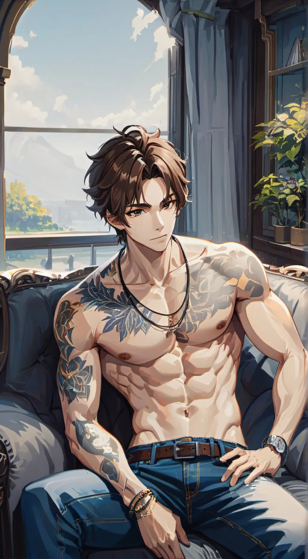 ai character: ☆《Mike》¤ background