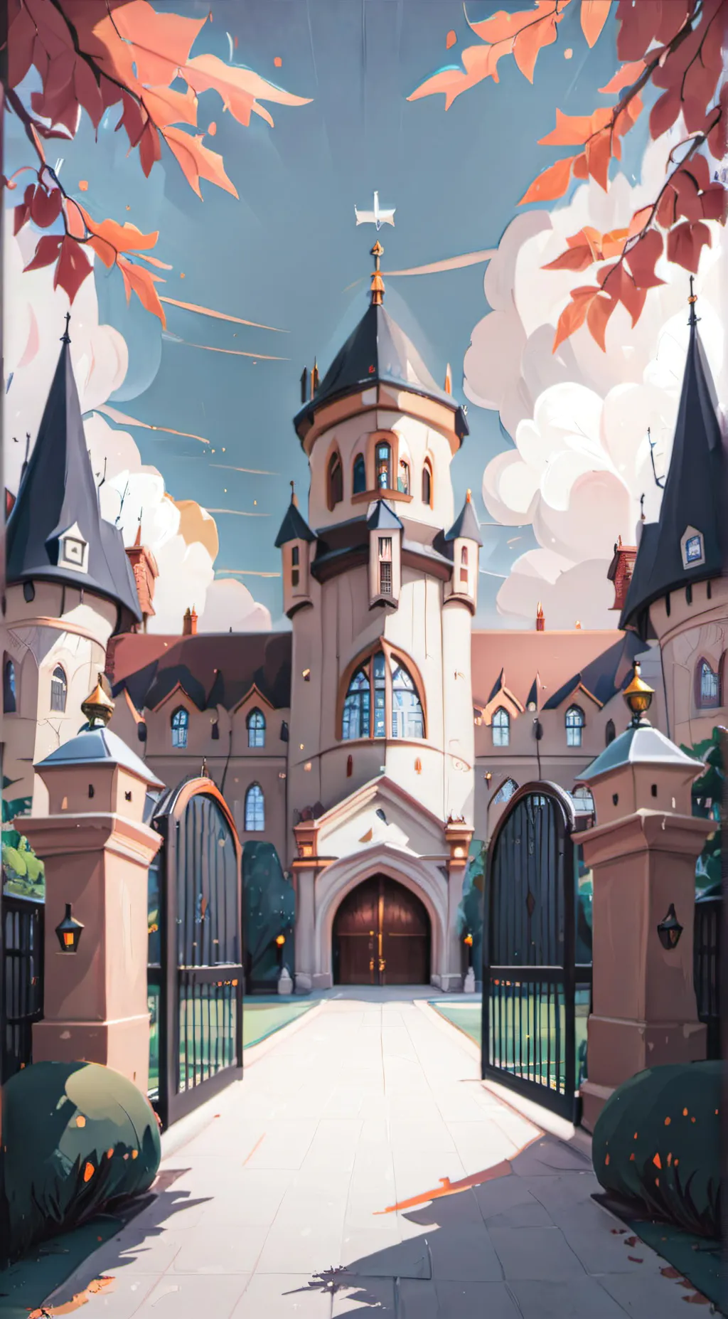 ai character: •Royal Academia• background