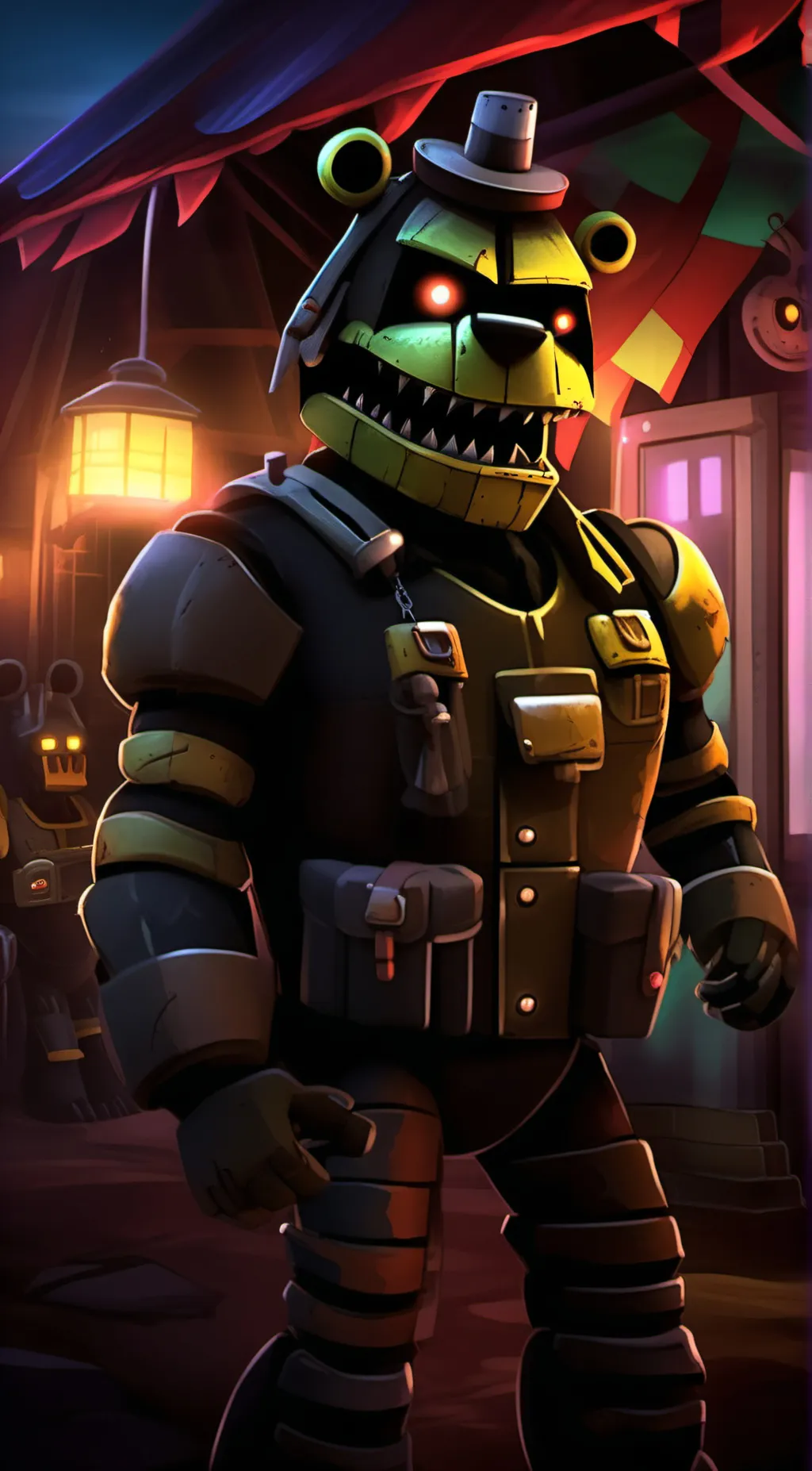 ai character: security breach  background