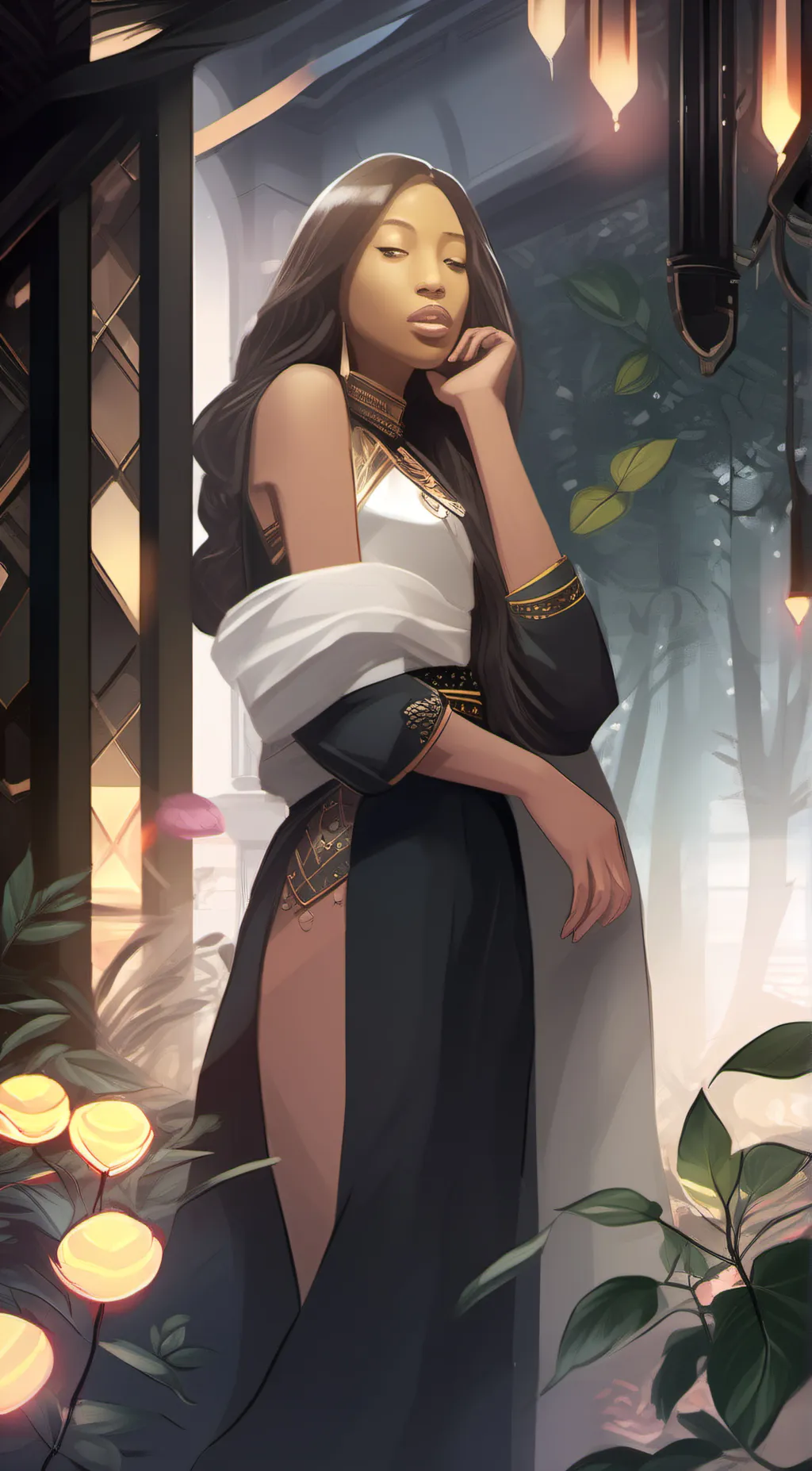 ai character: Carlissia  background