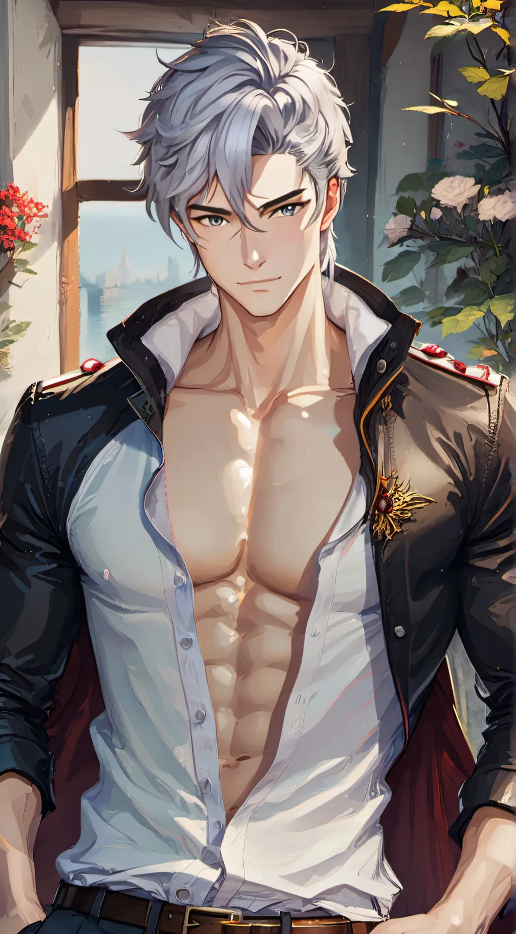 ai character: Leo background